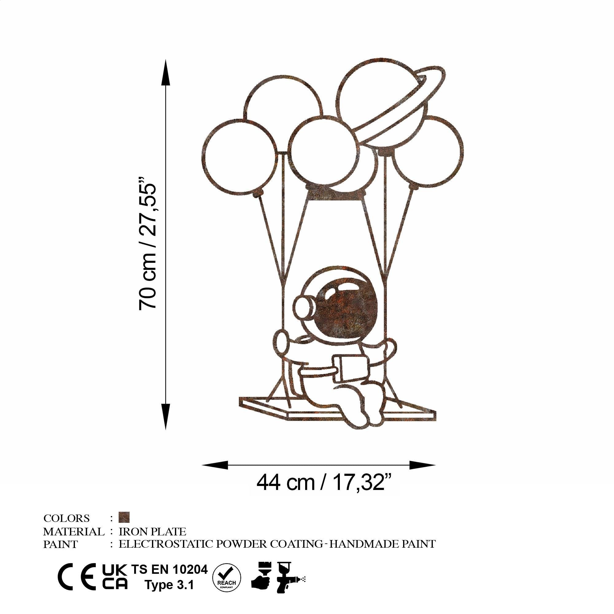 BYS-179 Dekoratif Metal Duvar Tablosu | ByLamp