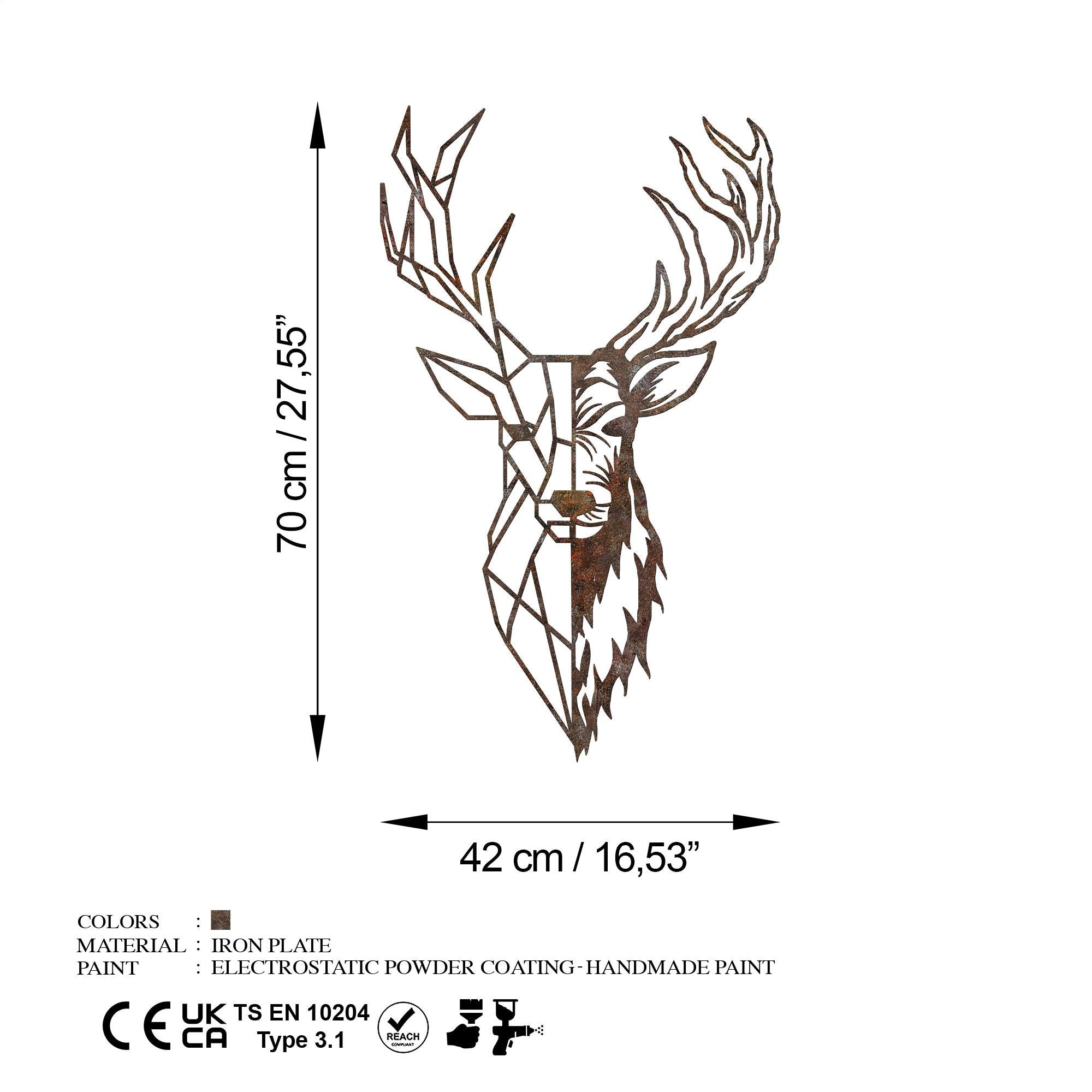 BYS-180 Dekoratif Metal Duvar Tablosu | ByLamp