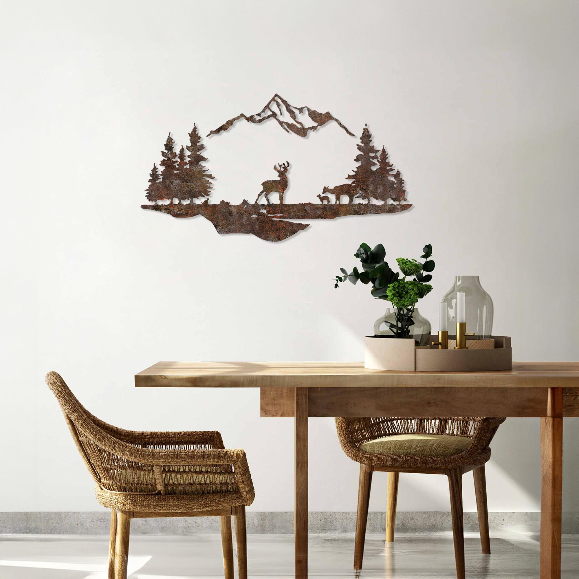 BYS-181 Dekoratif Metal Duvar Tablosu | ByLamp