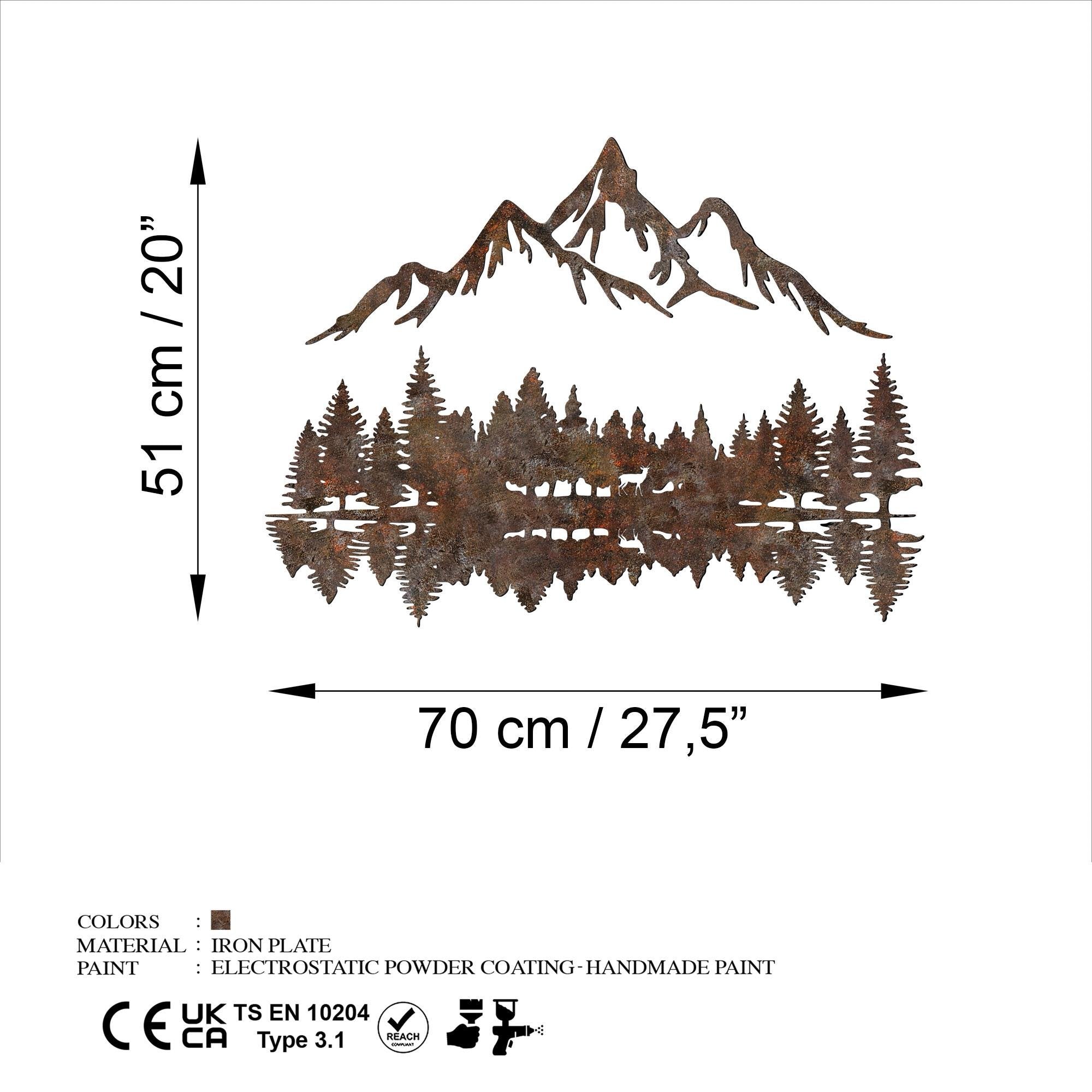 BYS-182 Dekoratif Metal Duvar Tablosu | ByLamp