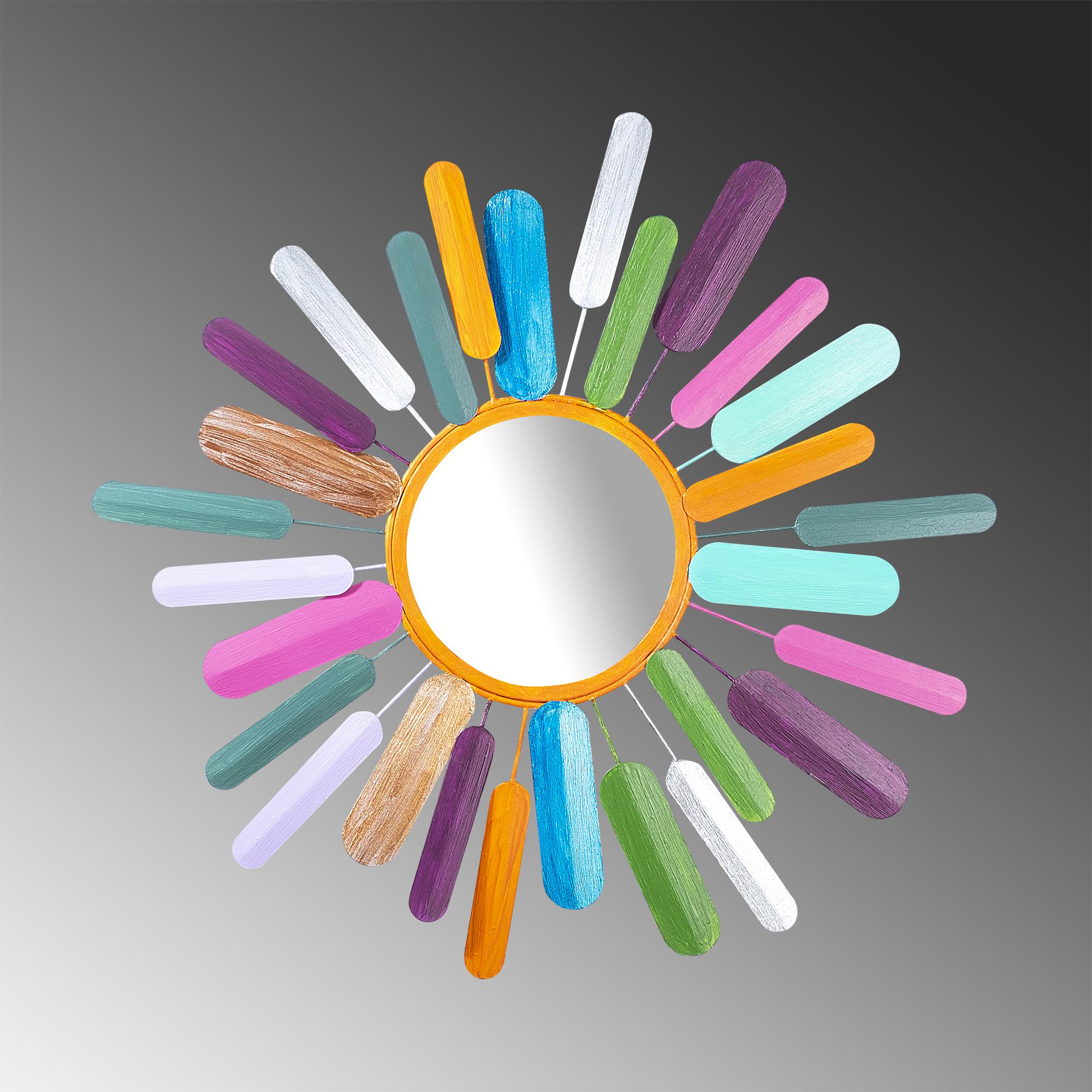 BYS-4020 Dekoratif Metal Duvar Aynası | ByLamp