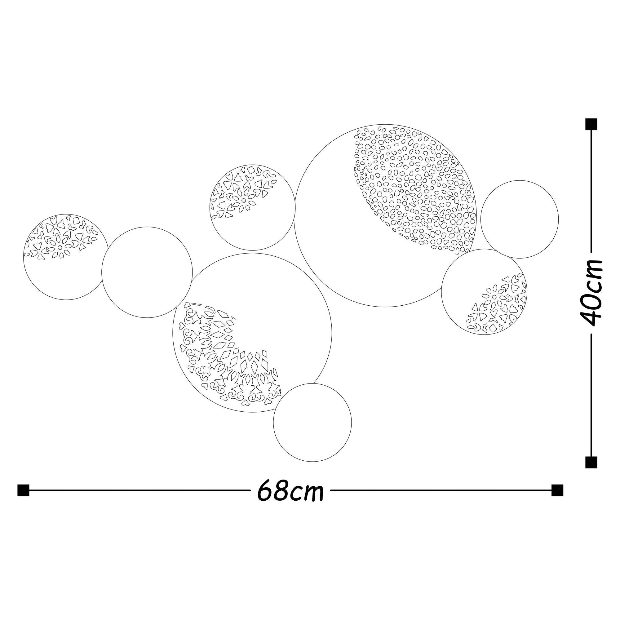 BYS-4031 Dekoratif Metal Duvar Tablosu | ByLamp