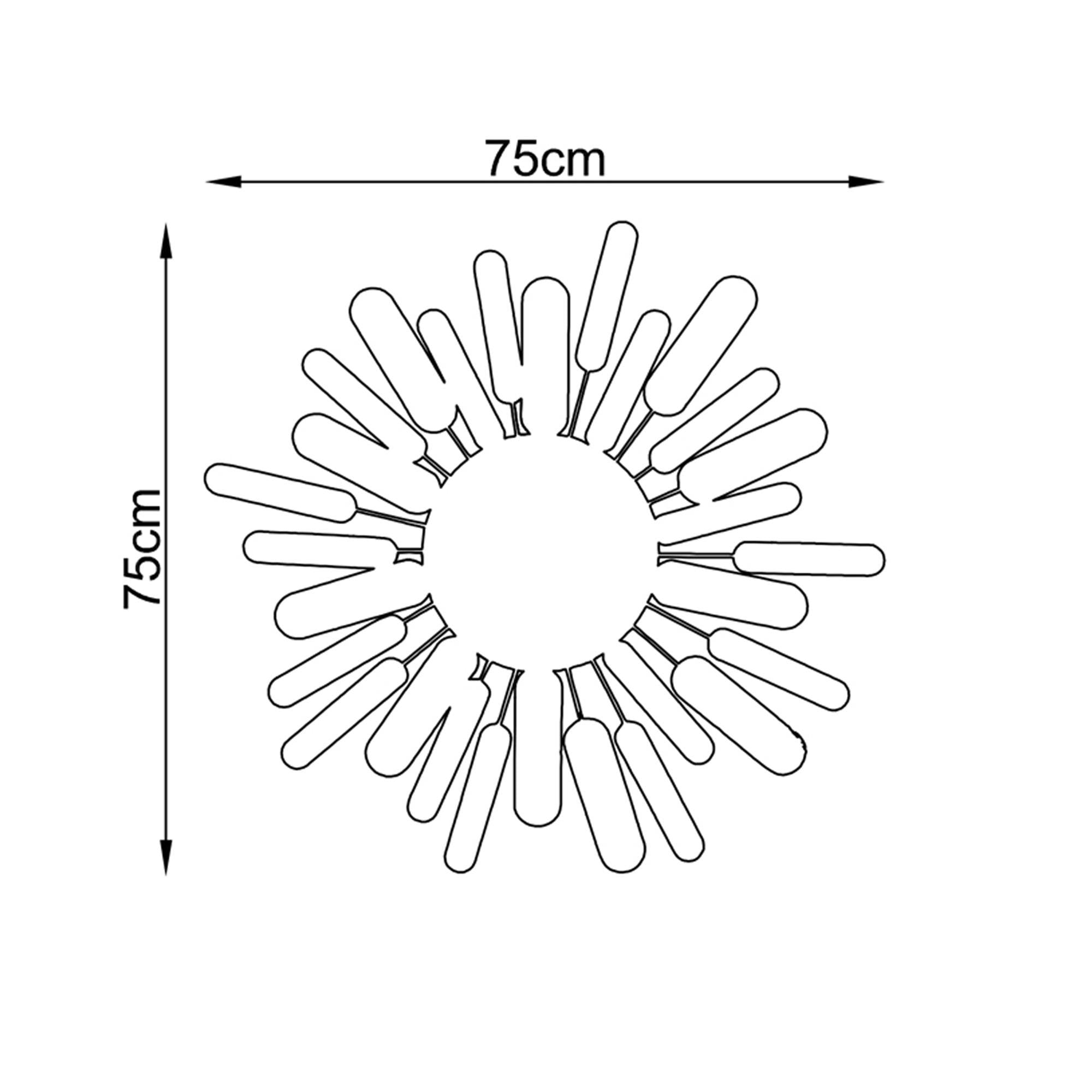 BYS-4069 Dekoratif Metal Duvar Aynası | ByLamp