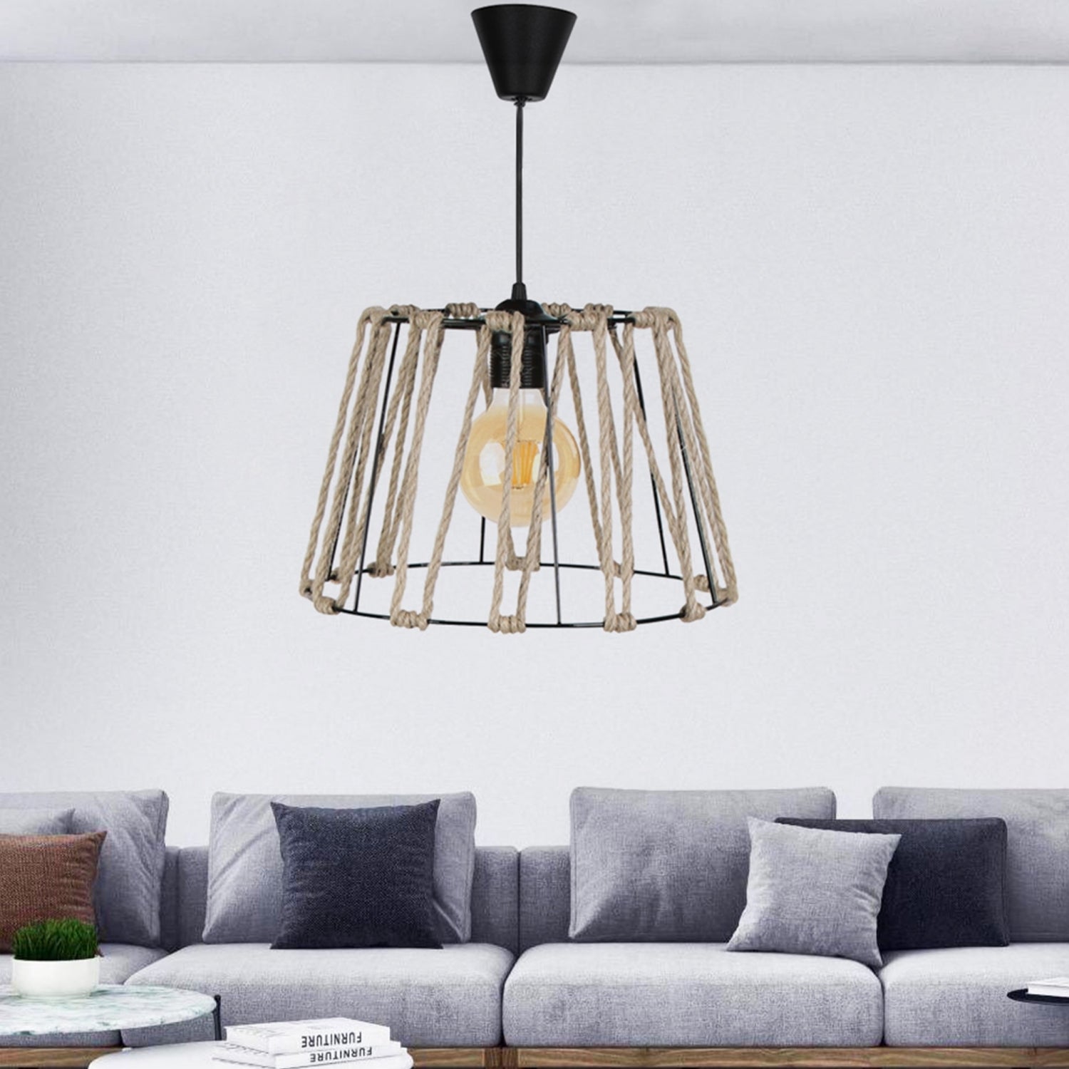 Cabo Authentic Rope Pendant Lamp | ByLamp