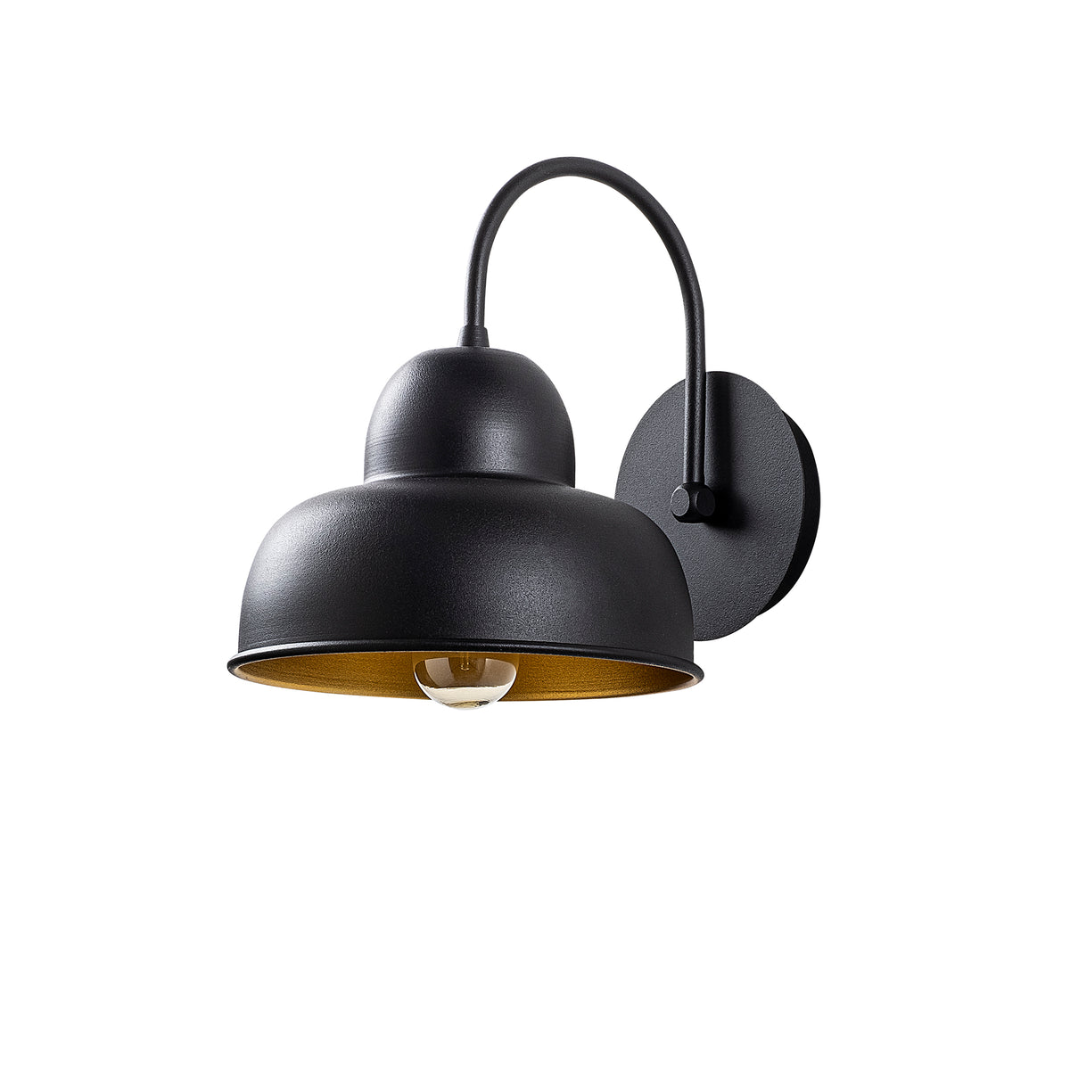Frostina 180 Black Sıvama Aplik Duvar Aydınlatma | ByLamp
