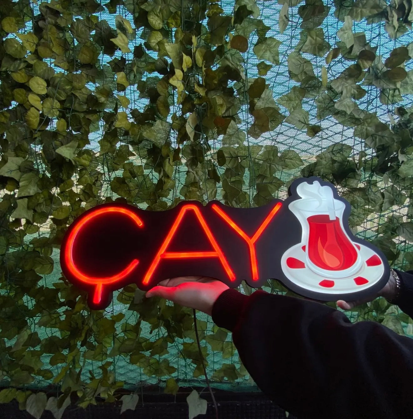 UV Baskılı Çay Neon Lamba | ByLamp