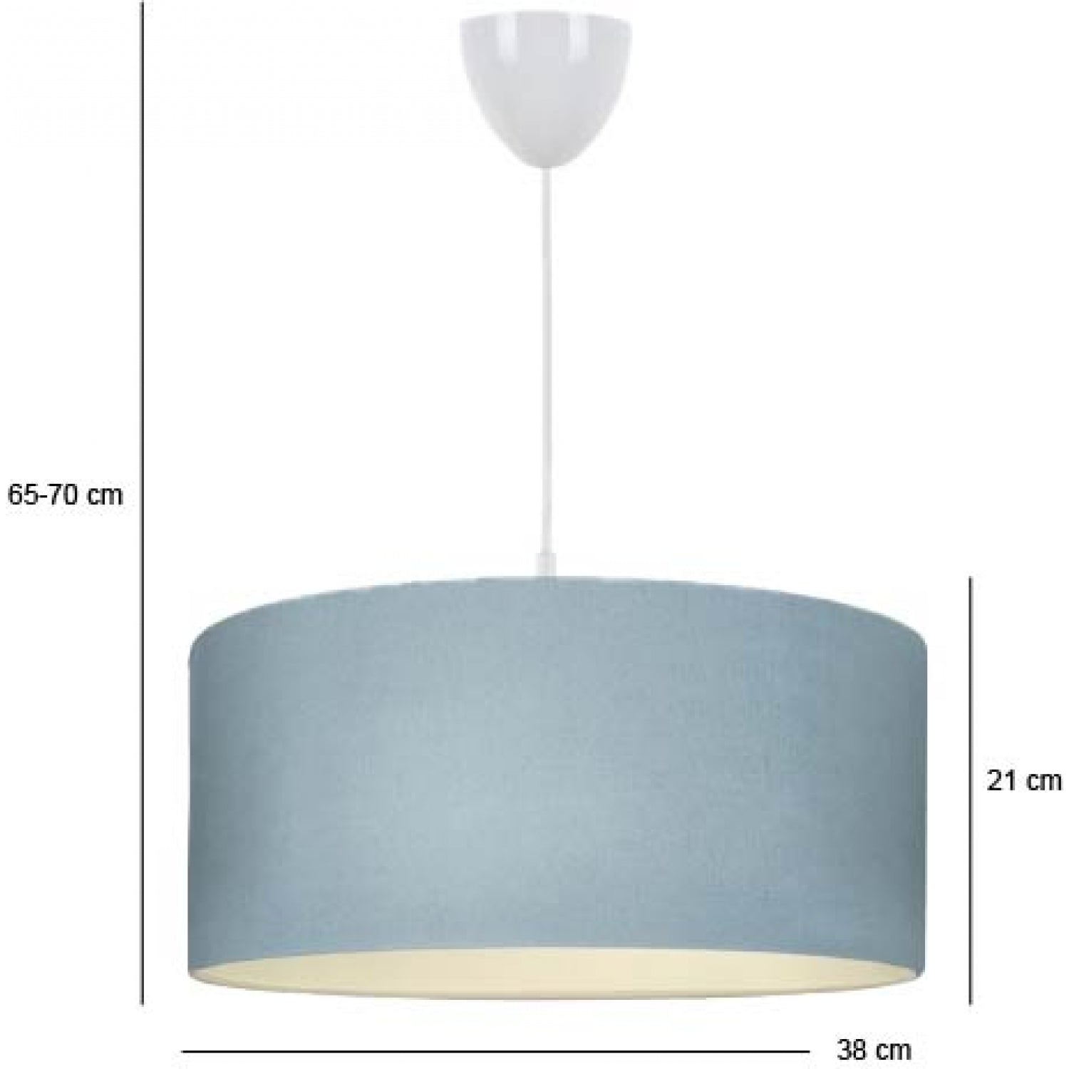 Cloud Blue Decorative Ceiling Pendant Lighting | ByLamp