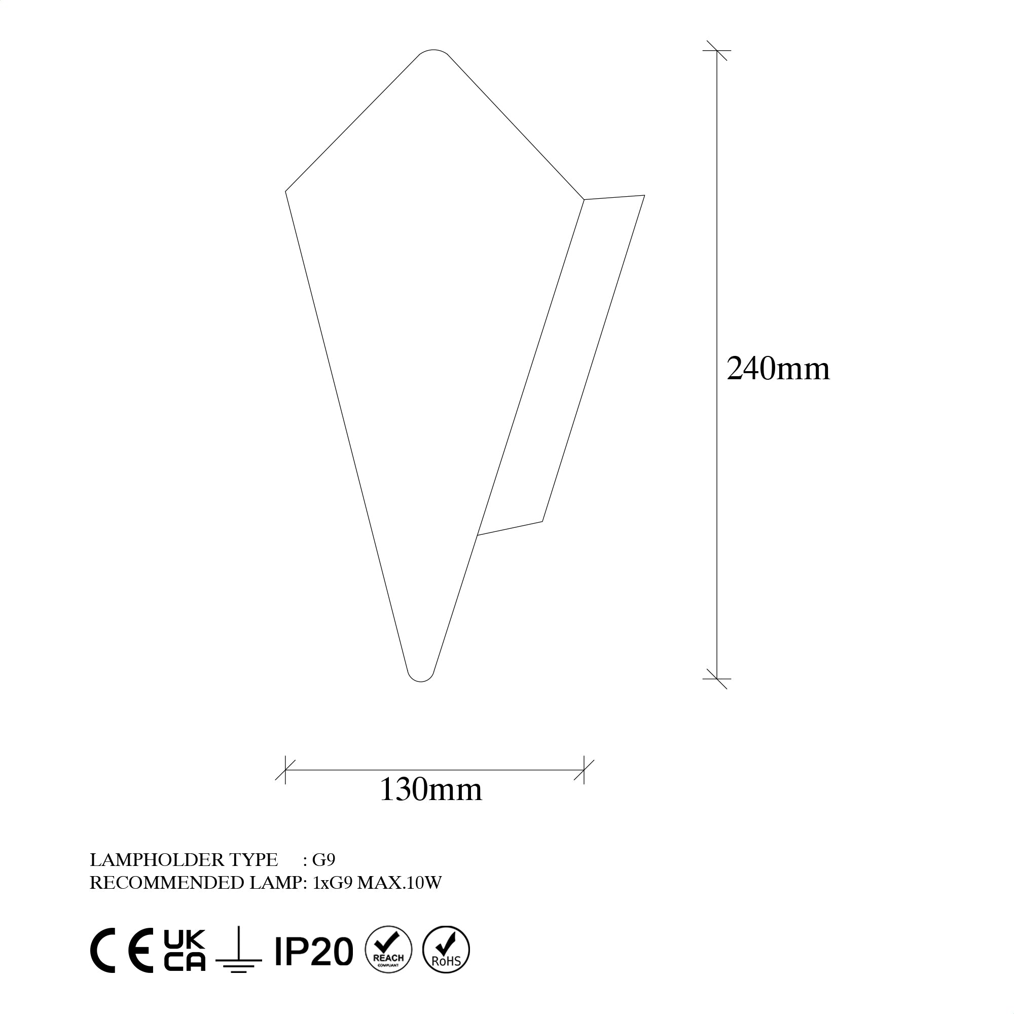Cut 11835 Sıvama Aplik Duvar Aydınlatma | ByLamp