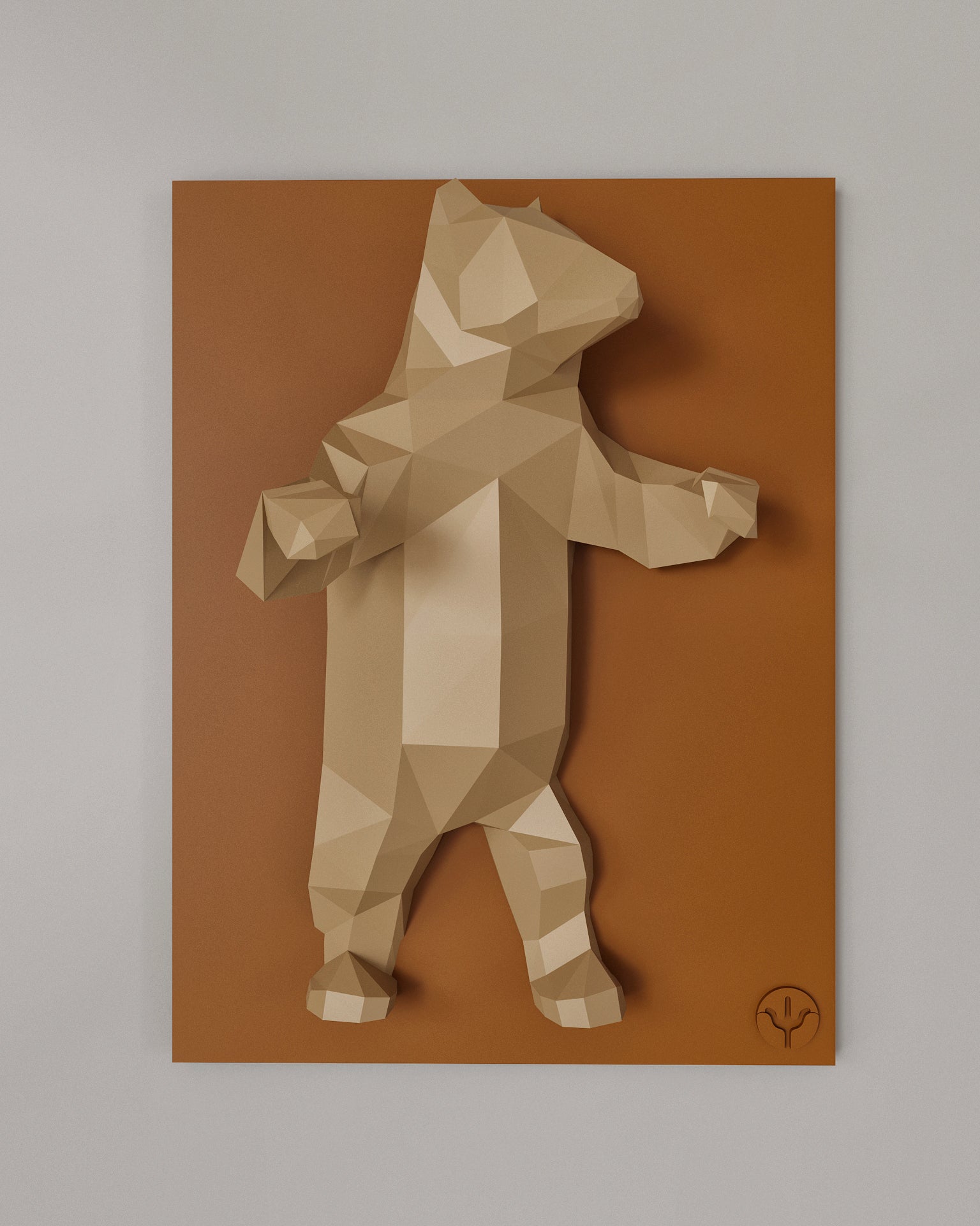 Dekoratif Ayı Duvar Panosu | ByLamp