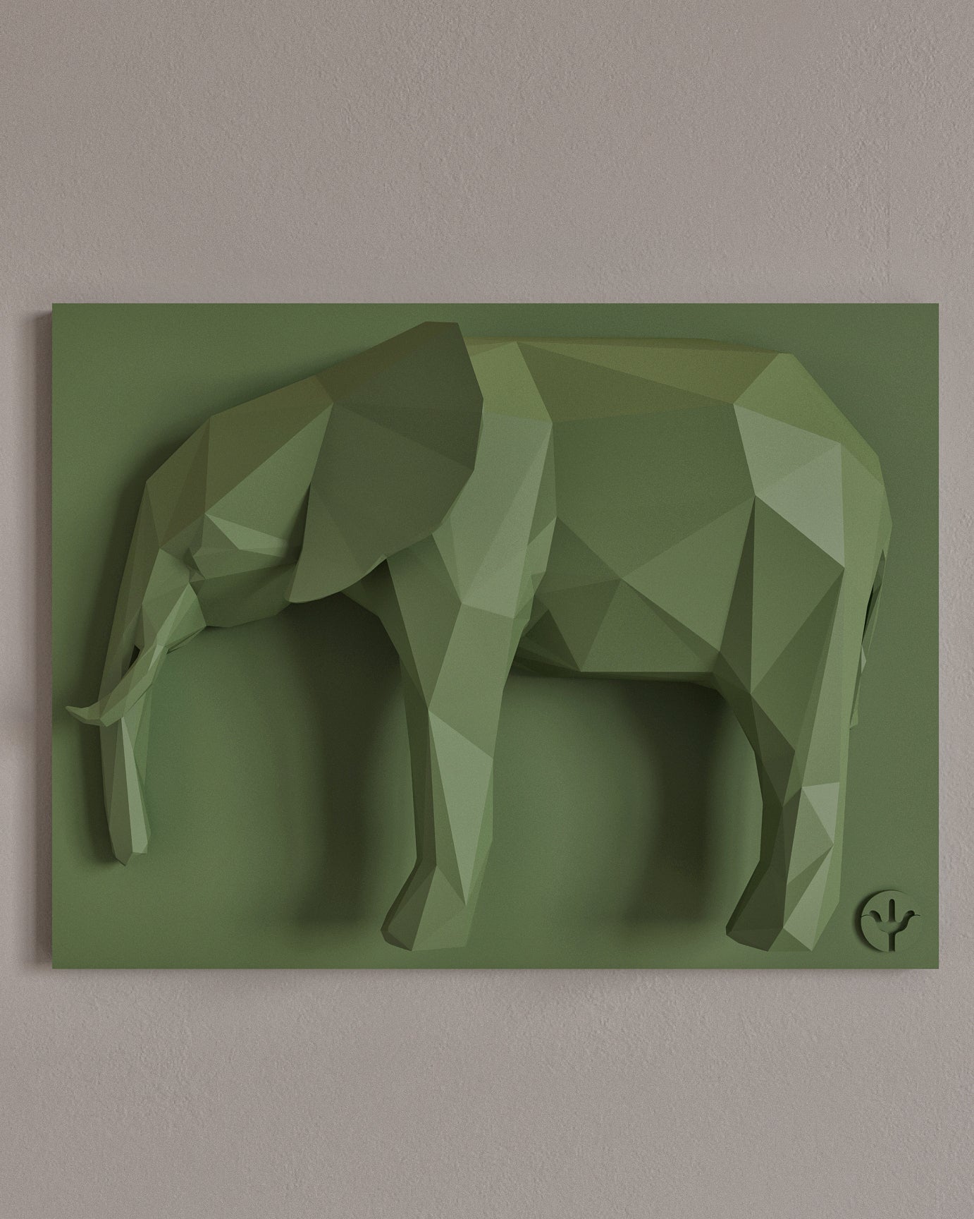 Dekoratif Fil Duvar Panosu | ByLamp