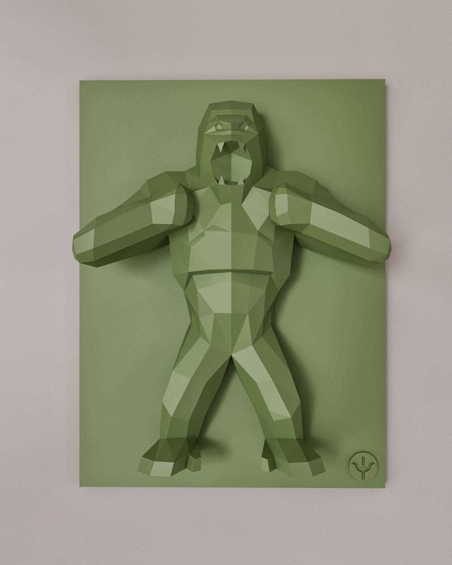 Dekoratif Goril Duvar Panosu | ByLamp