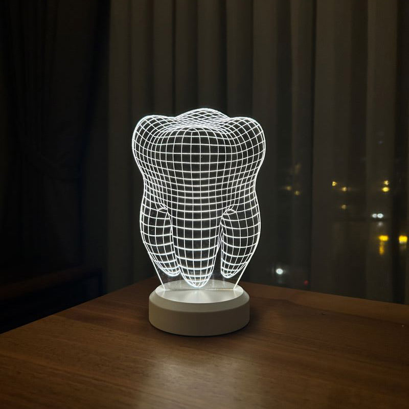 3D Tooth Night Light
