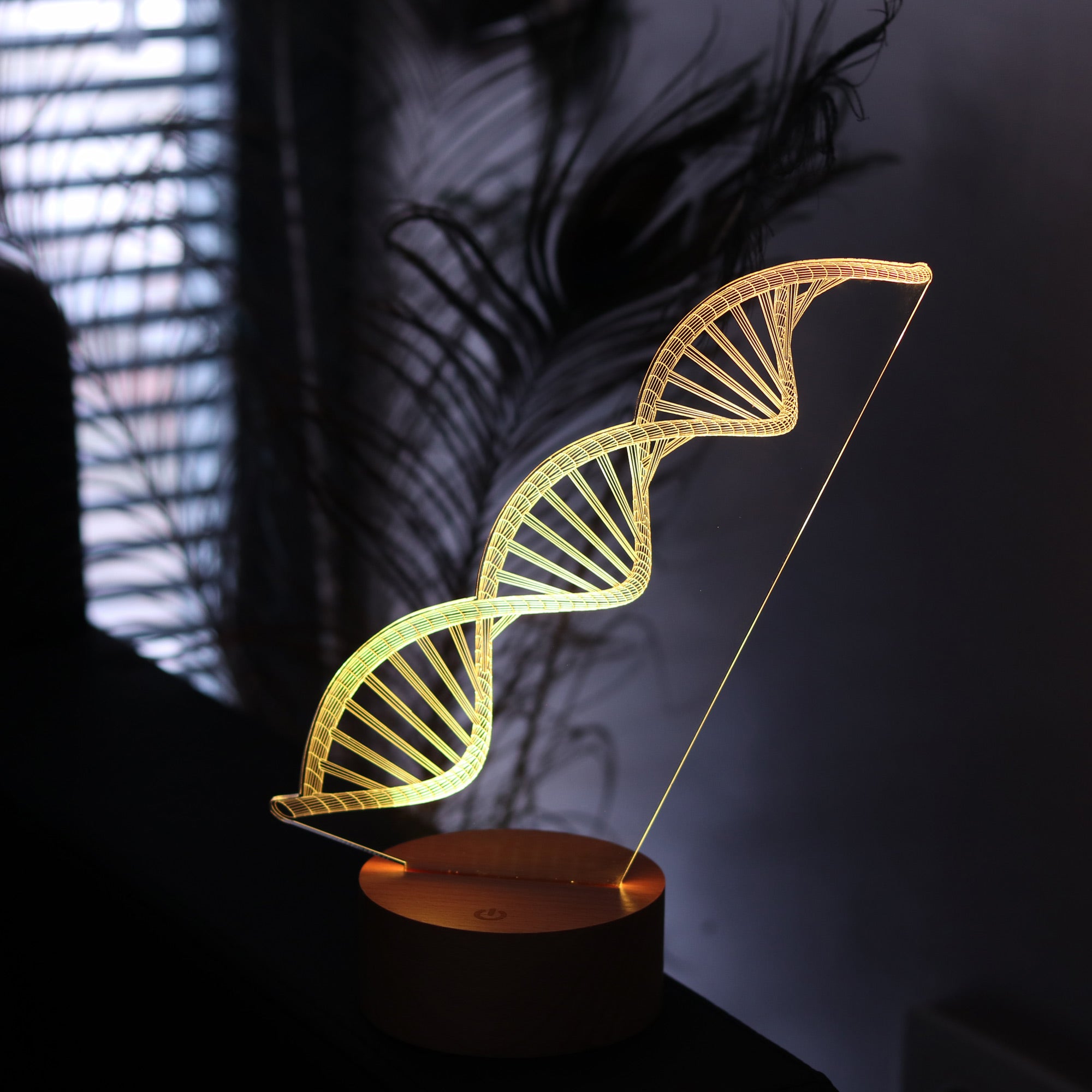 DNA Double Helix Figured Decorative Gift Led Table Lamp | BYLAMP