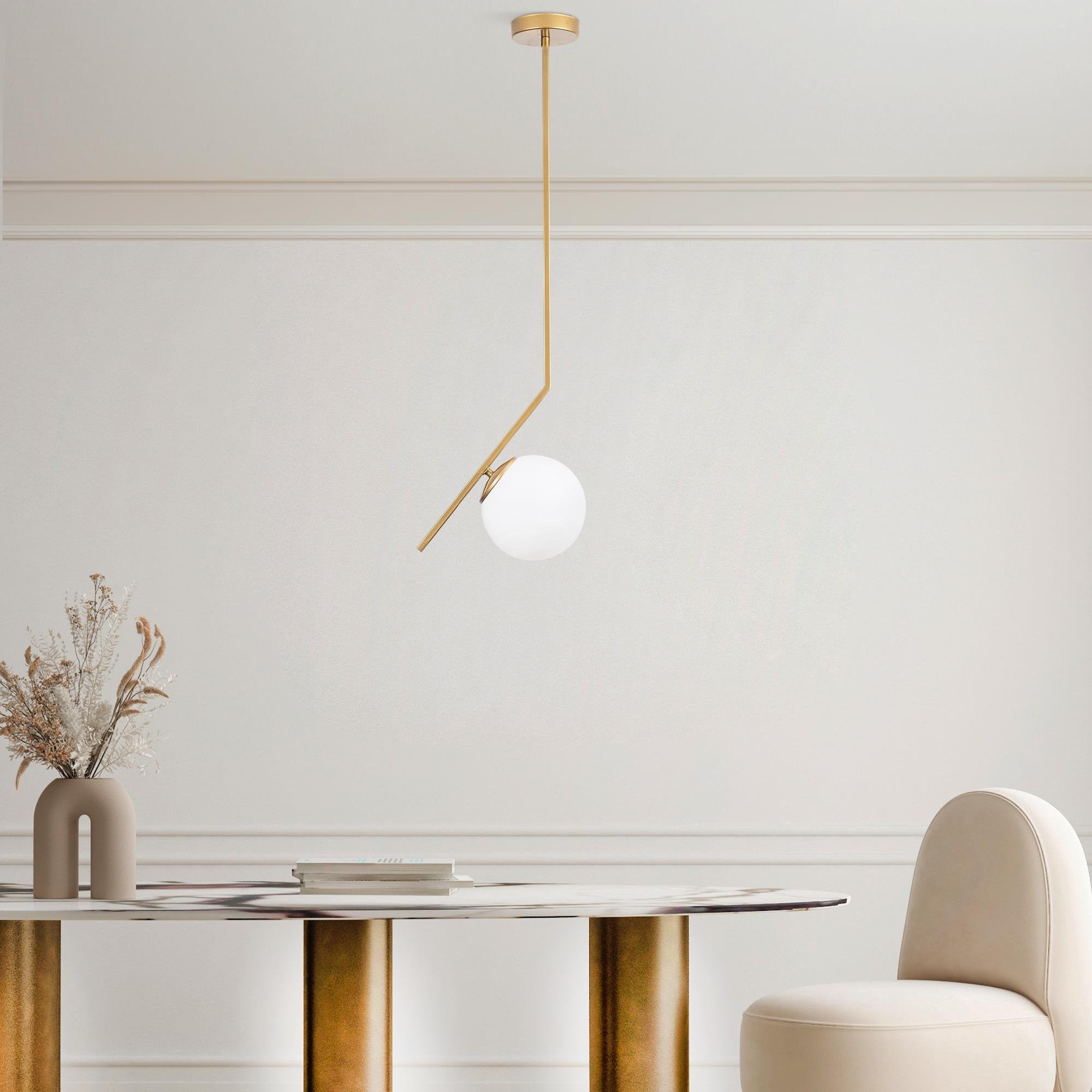 Dolunay 143 1 Cam Avize Aydınlatma | ByLamp