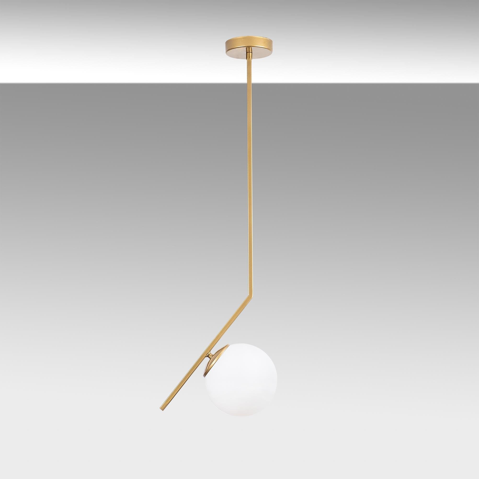 Dolunay 143 1 Cam Avize Aydınlatma | ByLamp