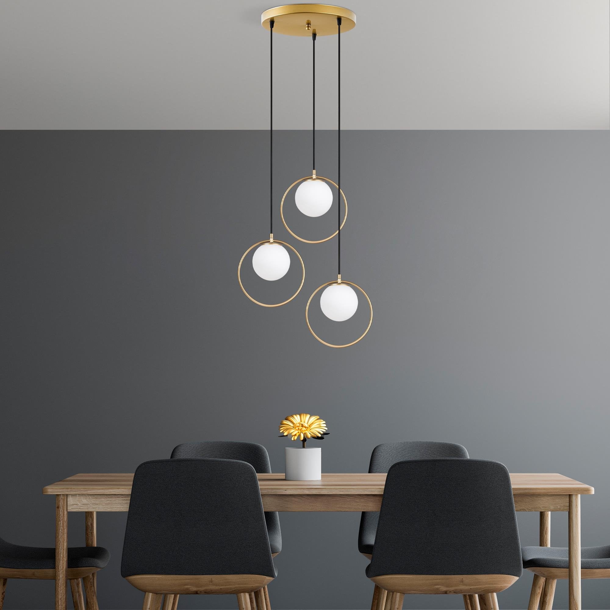 Dolunay 4507 Cam Sarkıt Aydınlatma | ByLamp