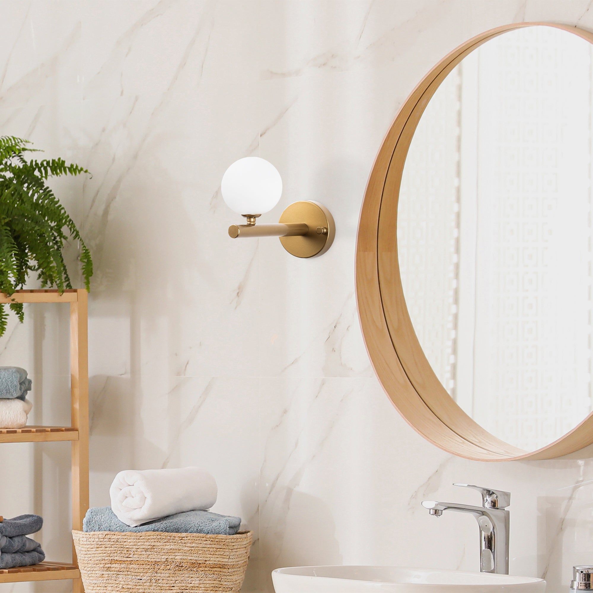 Domino 11034 Cam Aplik Duvar Aydınlatma | ByLamp