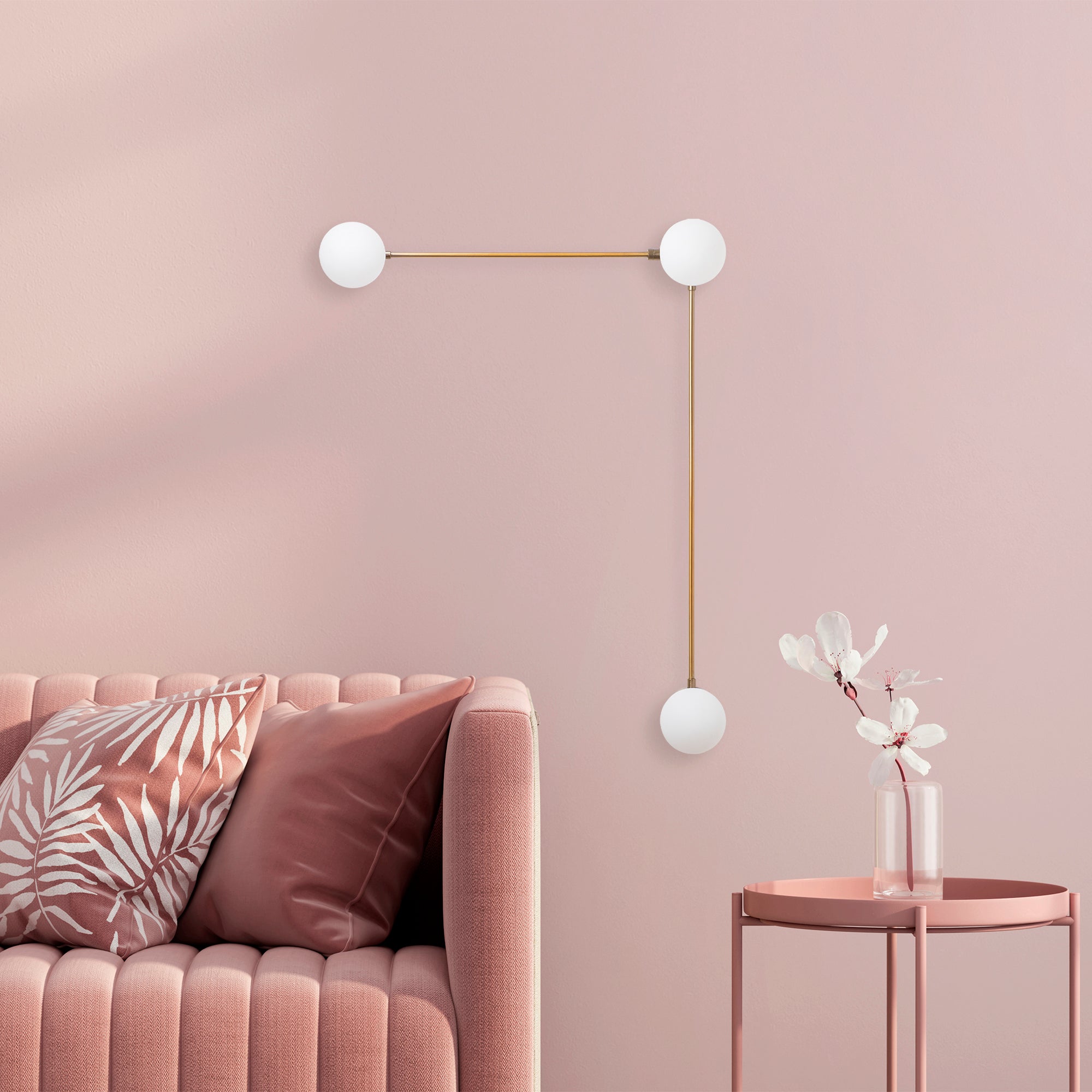 Domino 11049 Cam Aplik Duvar Aydınlatma | ByLamp