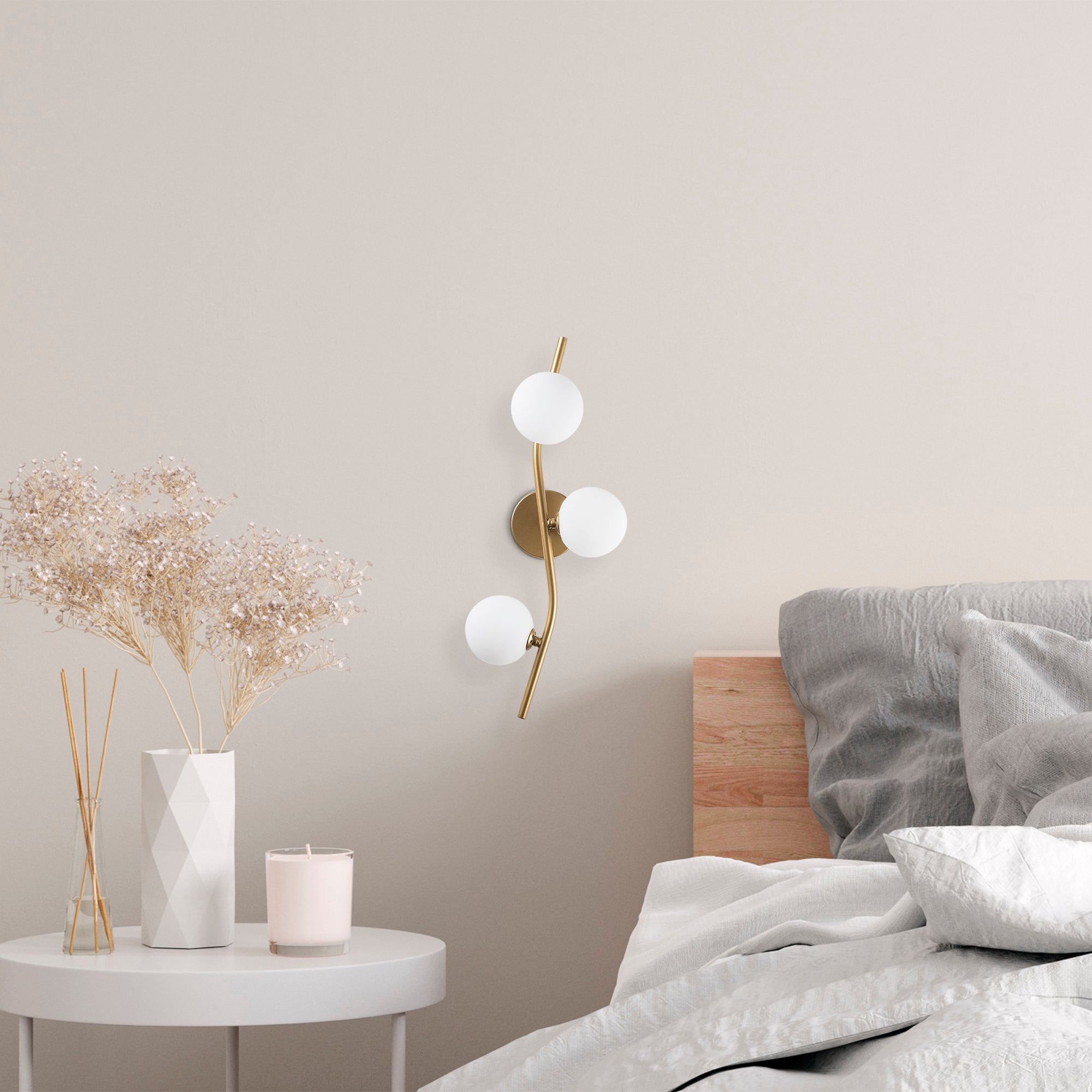 Domino 7147 Cam Aplik Duvar Aydınlatma | ByLamp