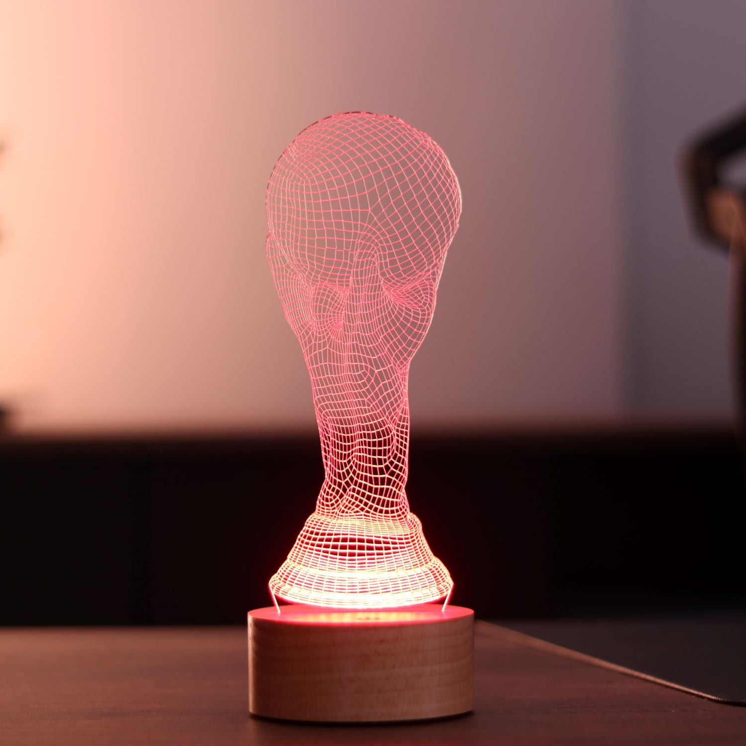 3D World Cup LED Night Light