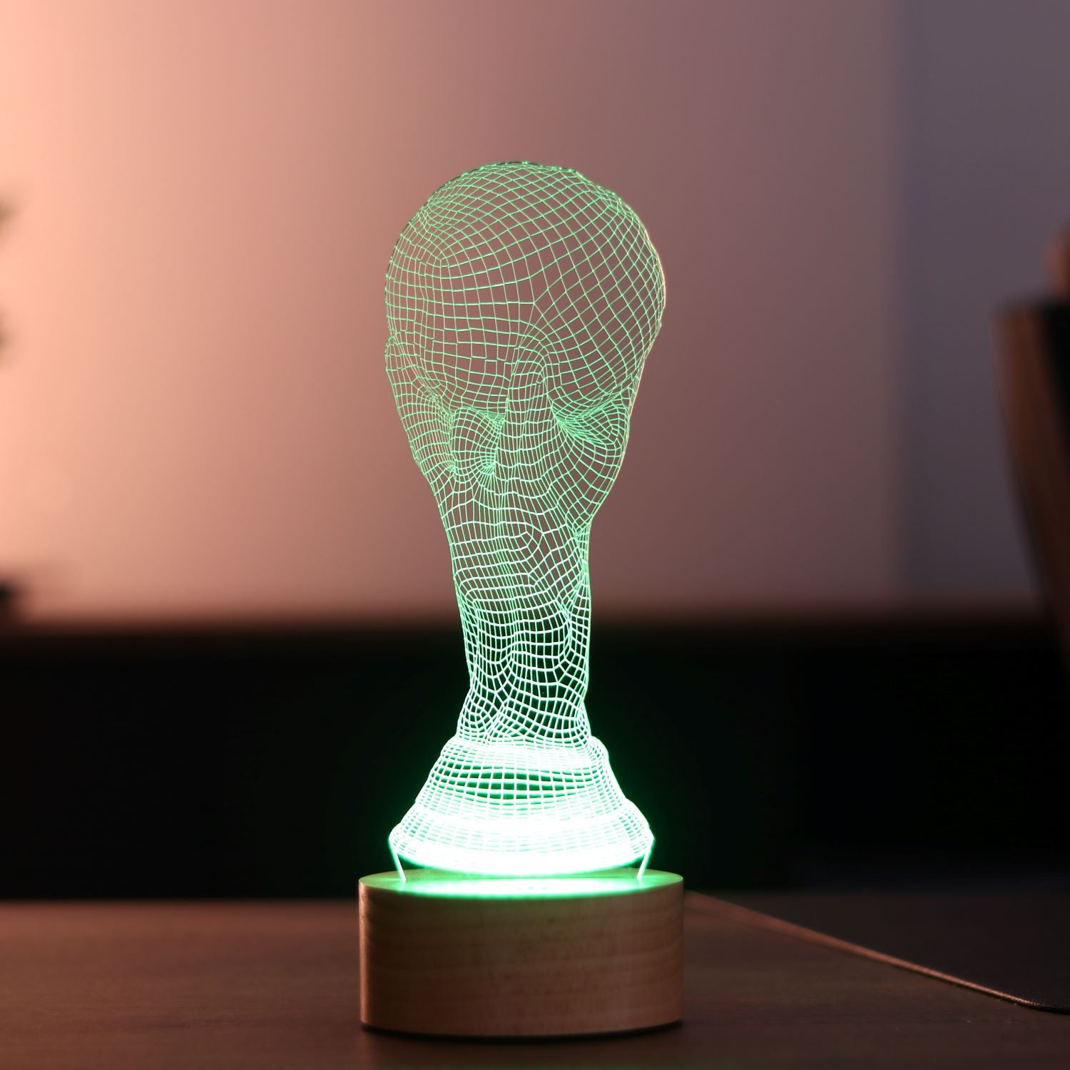 3D World Cup LED Night Light