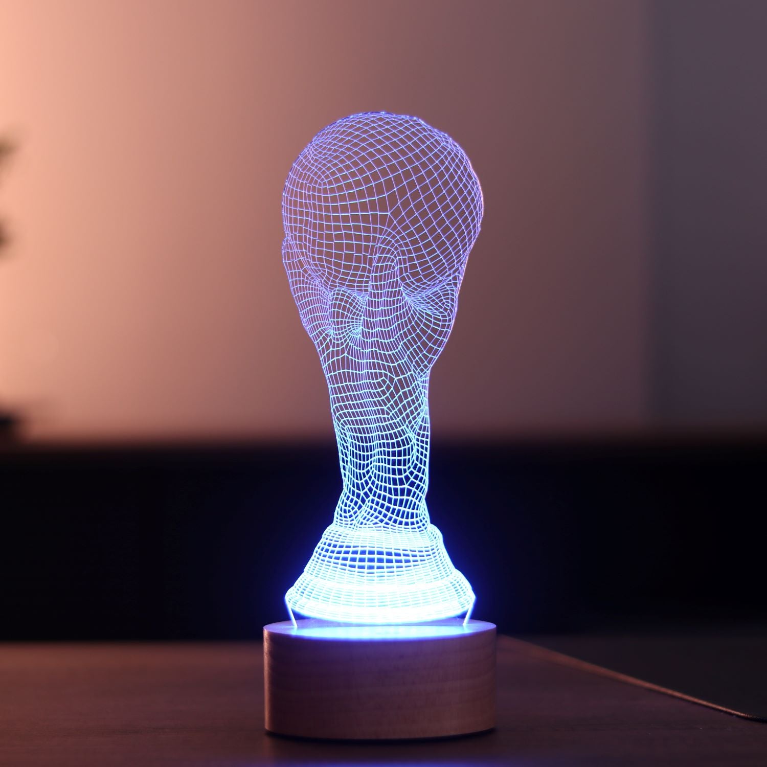 3D World Cup LED Night Light
