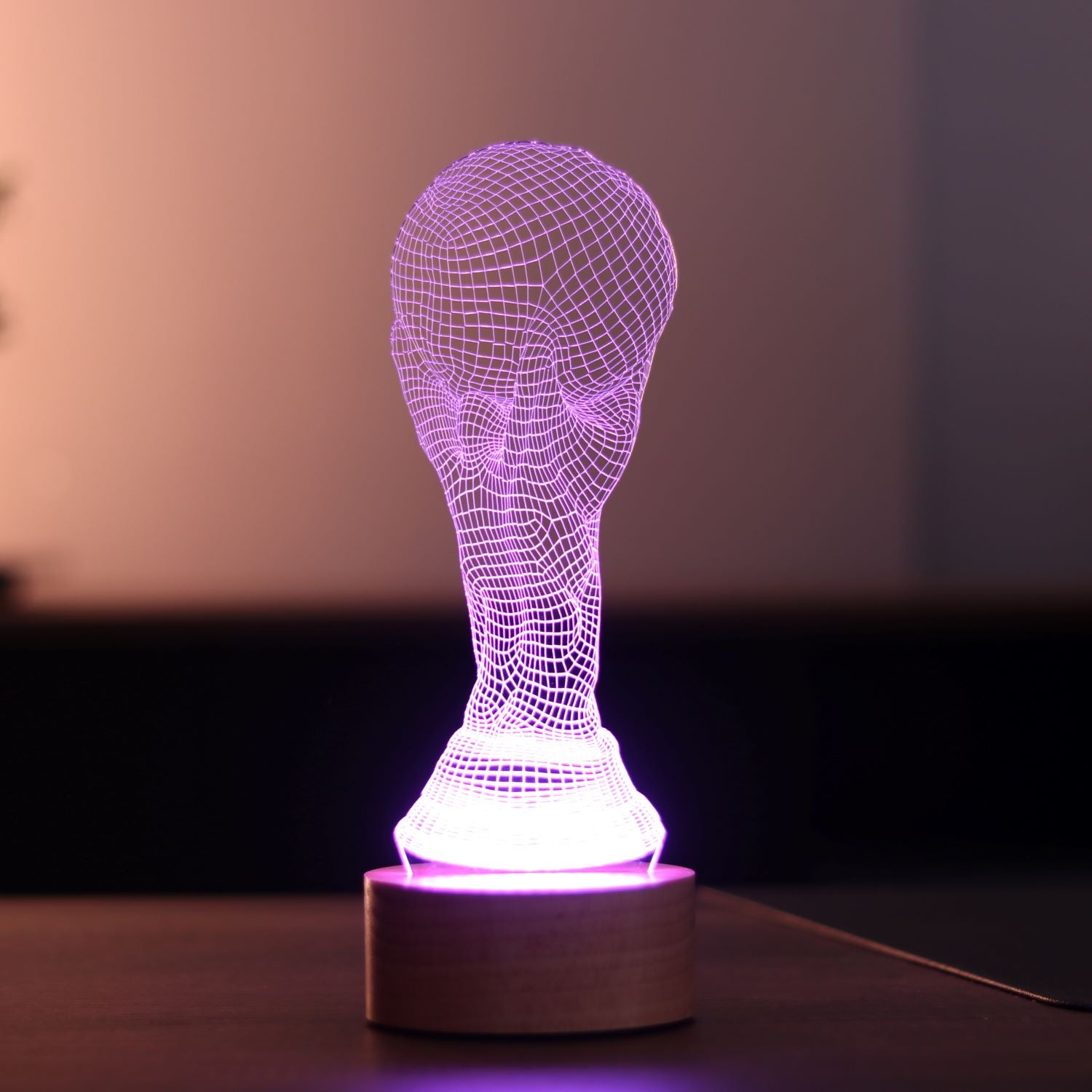 3D World Cup LED Night Light