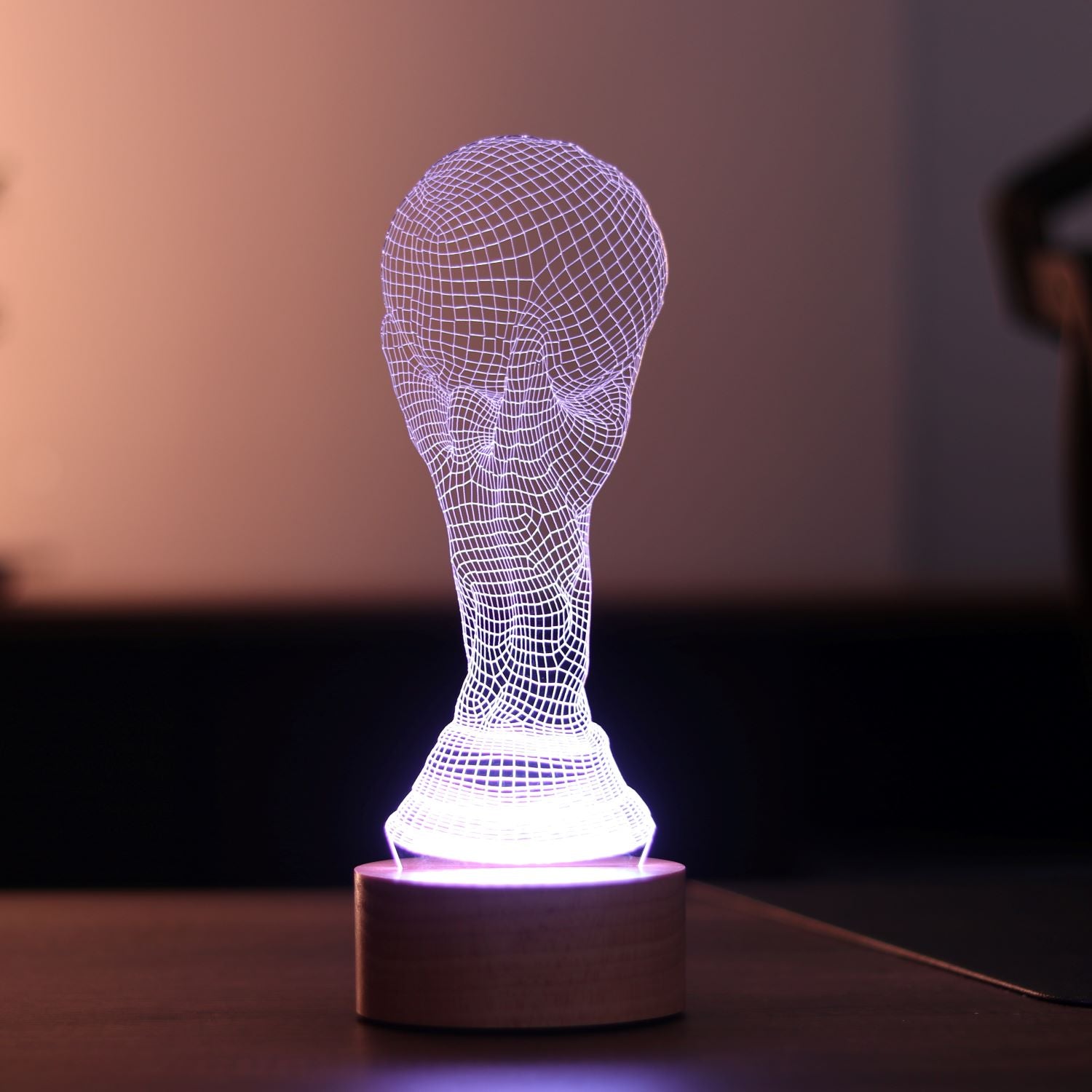 3D World Cup LED Night Light