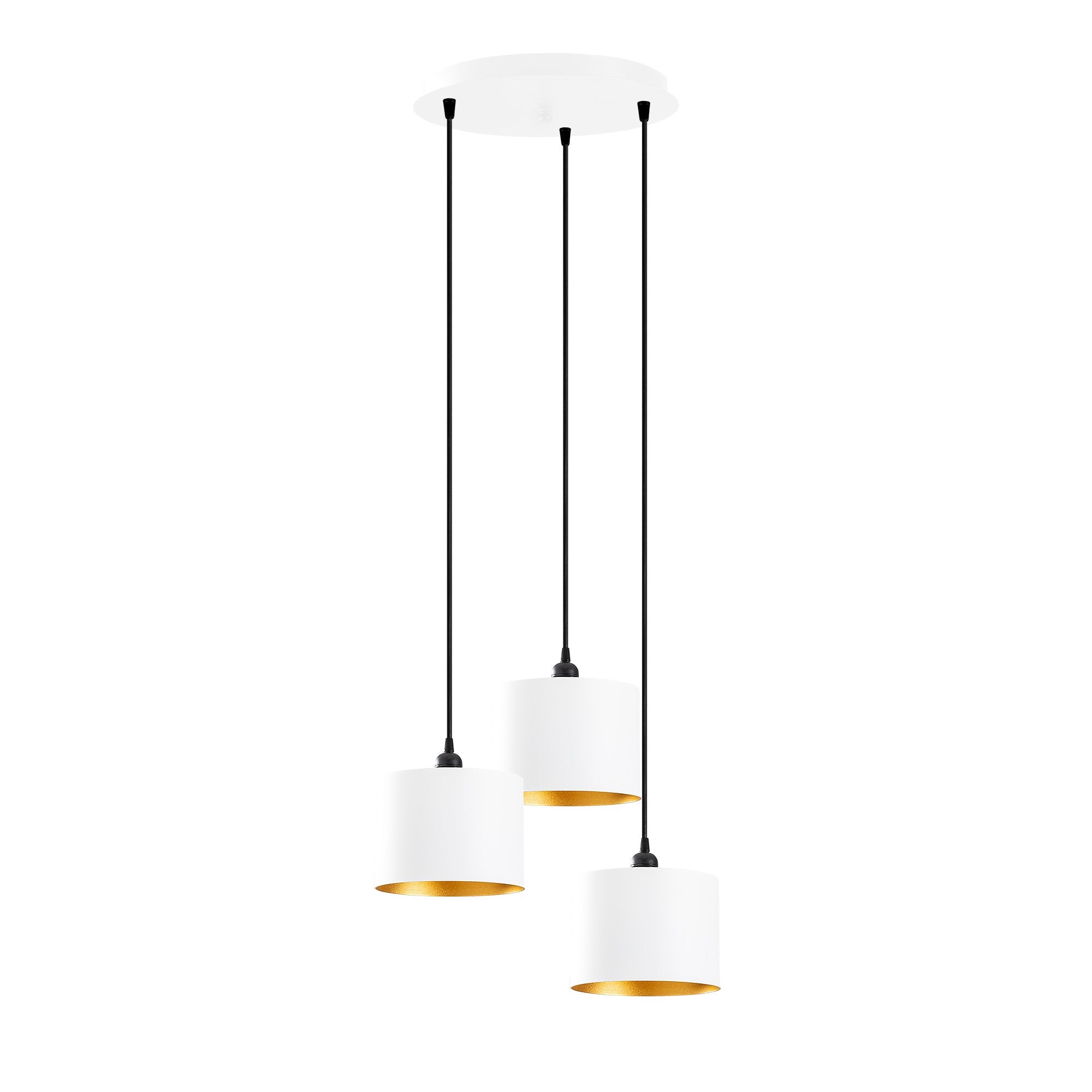 Düz 195 White 3 Sıvama Sarkıt Aydınlatma | ByLamp