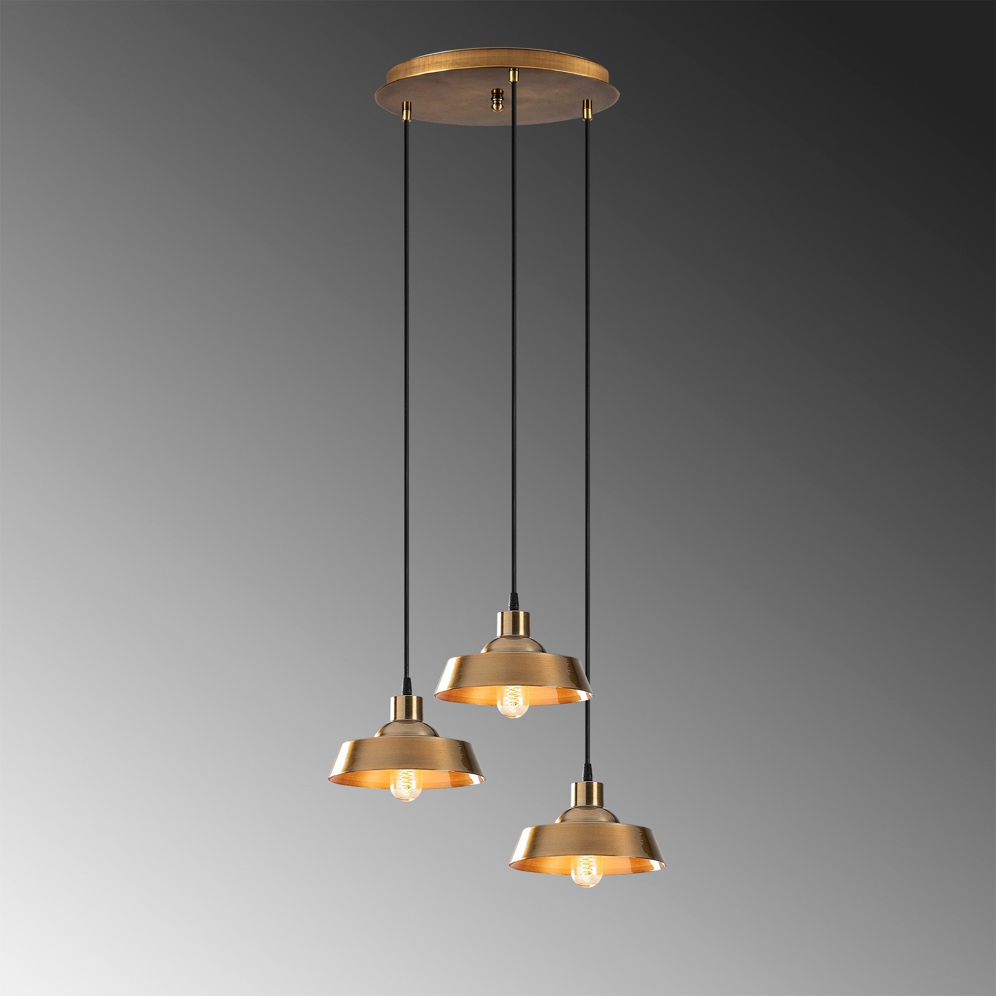 Efe Sıvama 189 Vintage 3 Sıvama Sarkıt Aydınlatma | ByLamp