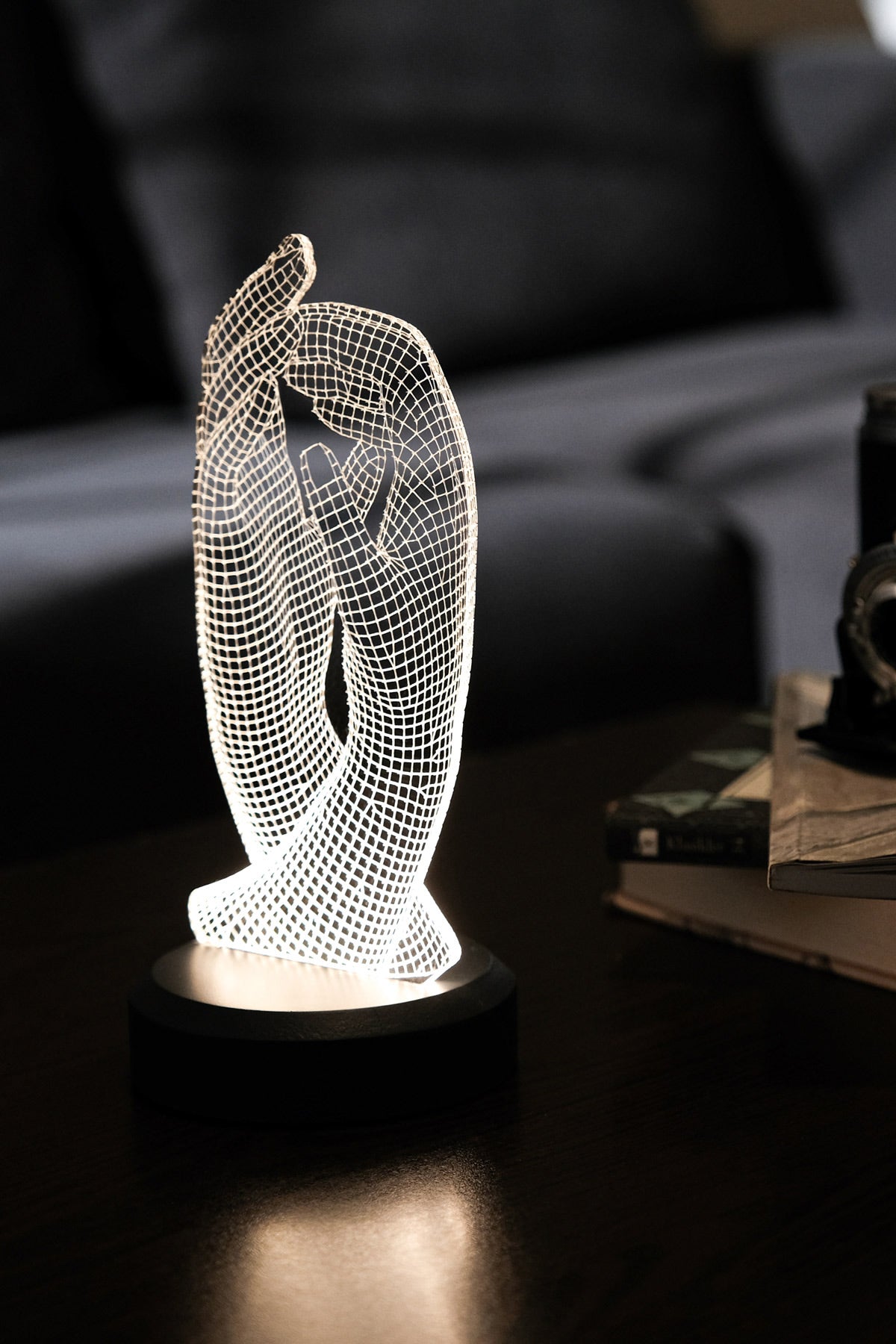 3D hands gift led lamp