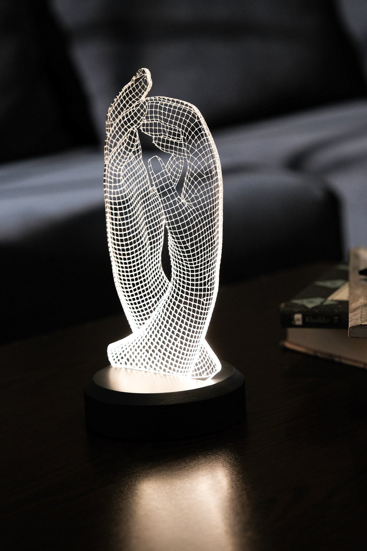 3D hands gift led lamp