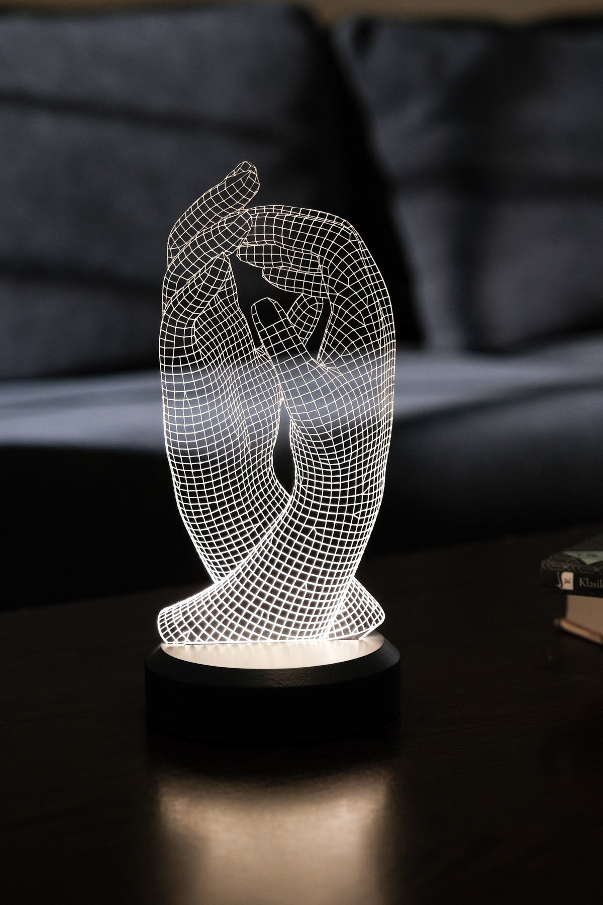 3D hands gift led lamp