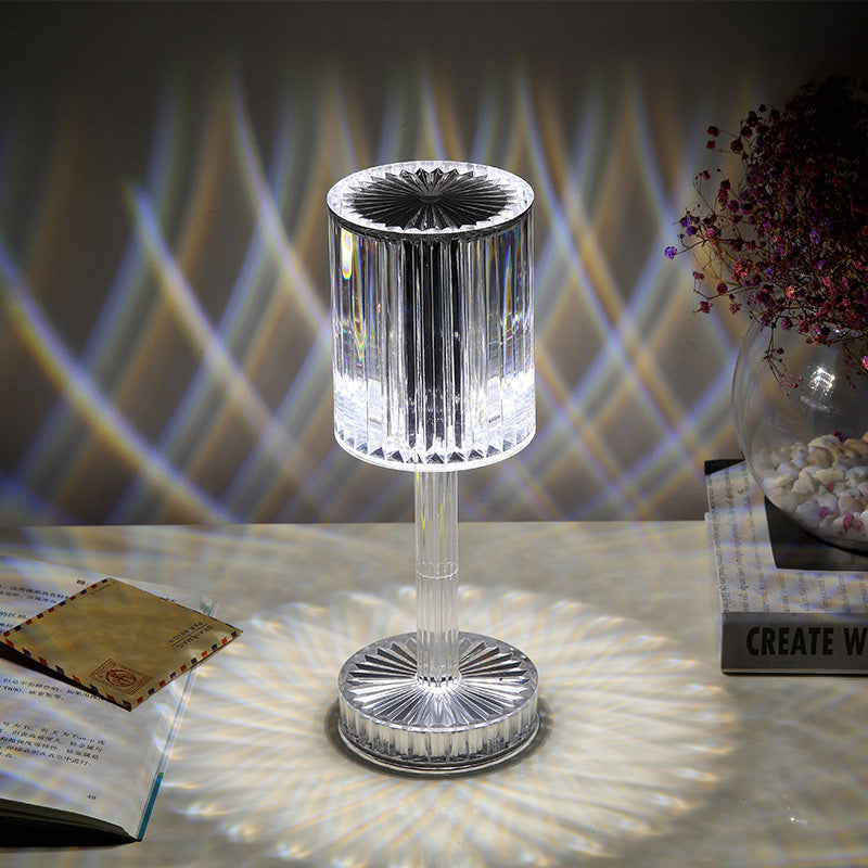 Diamond Light Reflective Crystal Table Lamp