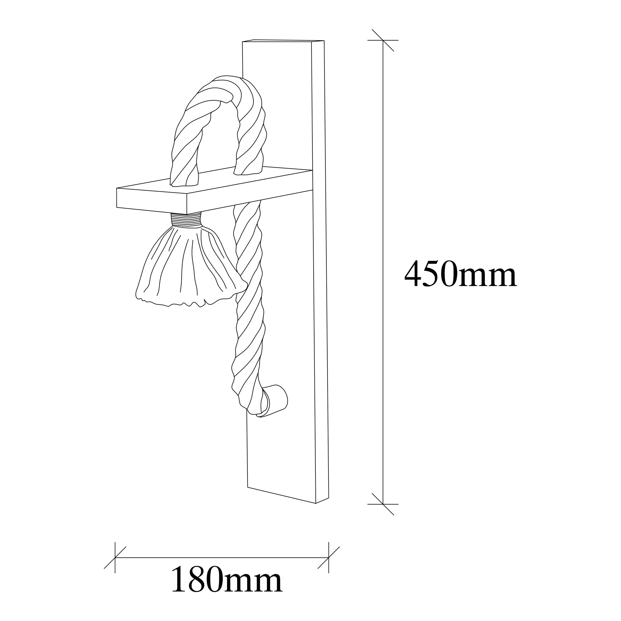 Orman OF 123 Ahşap Aplik Duvar Aydınlatma | ByLamp