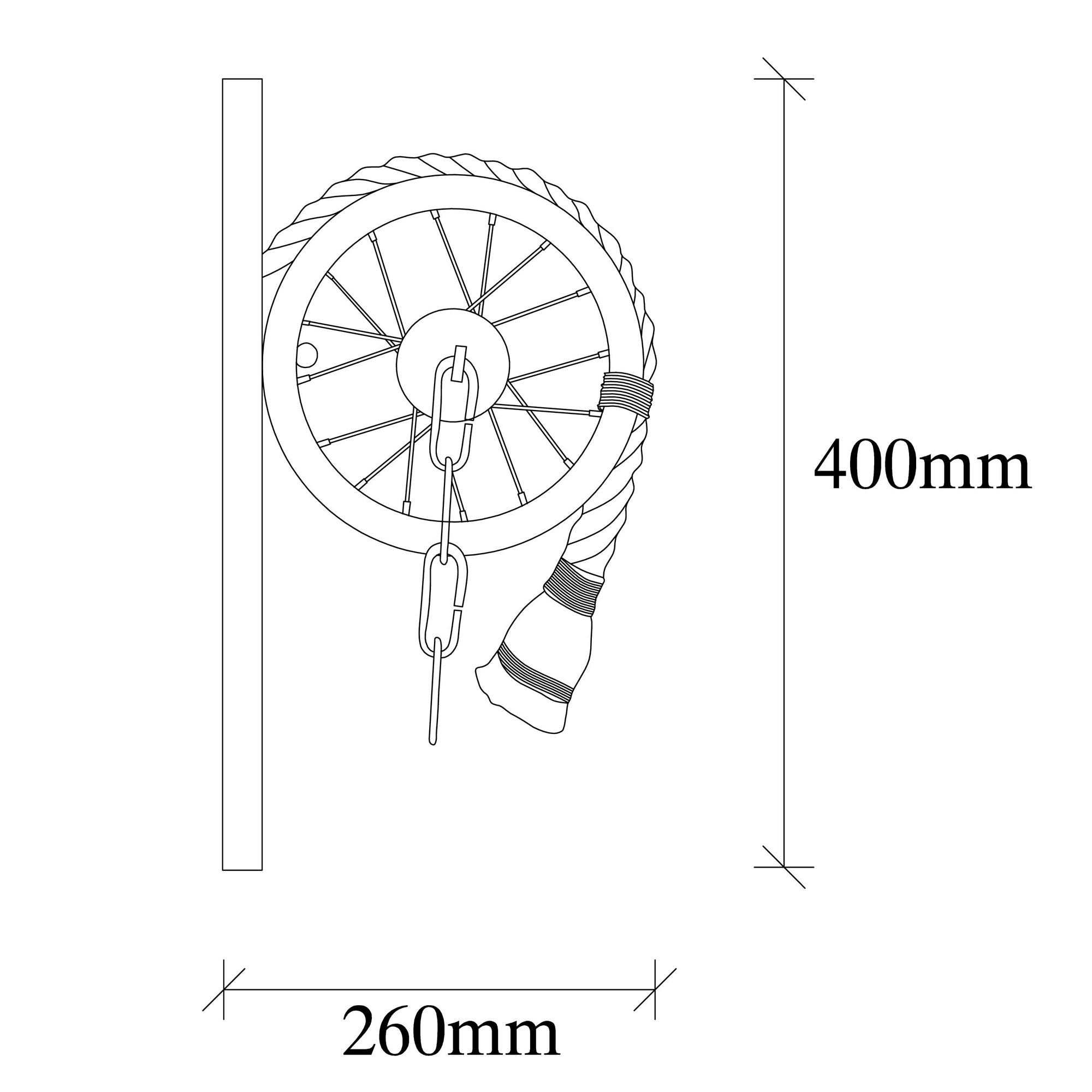 Doğa DN 129 Ahşap Aplik Duvar Aydınlatma | ByLamp