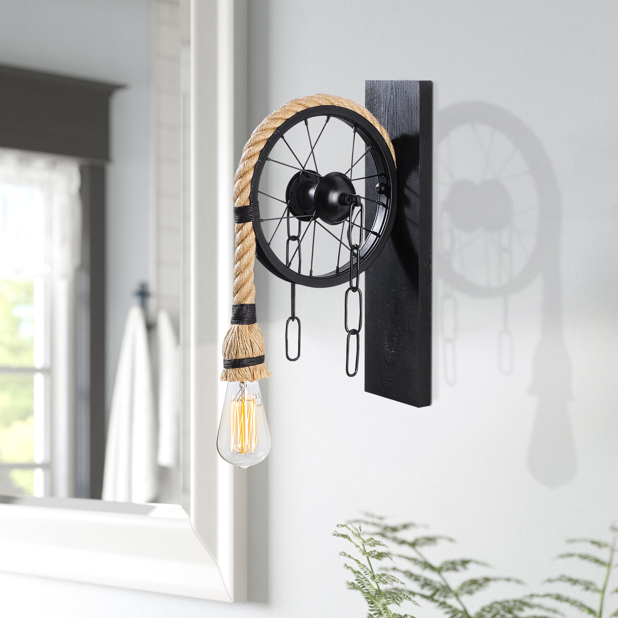 Doğa DN 129 Ahşap Aplik Duvar Aydınlatma | ByLamp