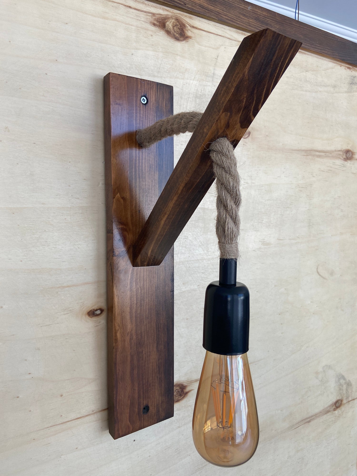 Defne DF 105 Ahşap Aplik Duvar Aydınlatma | ByLamp