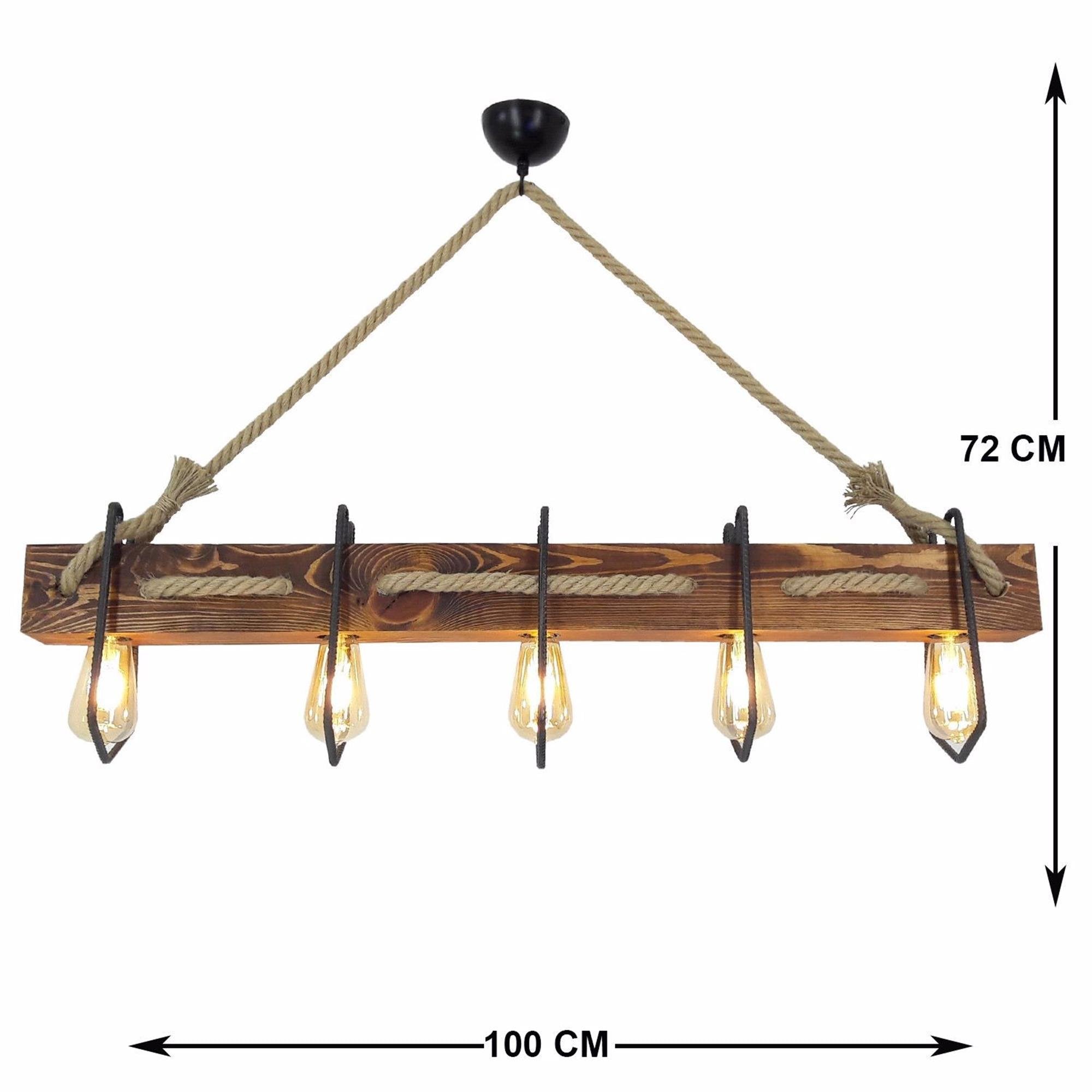 ERB 1110 Ahşap Avize Aydınlatma | ByLamp
