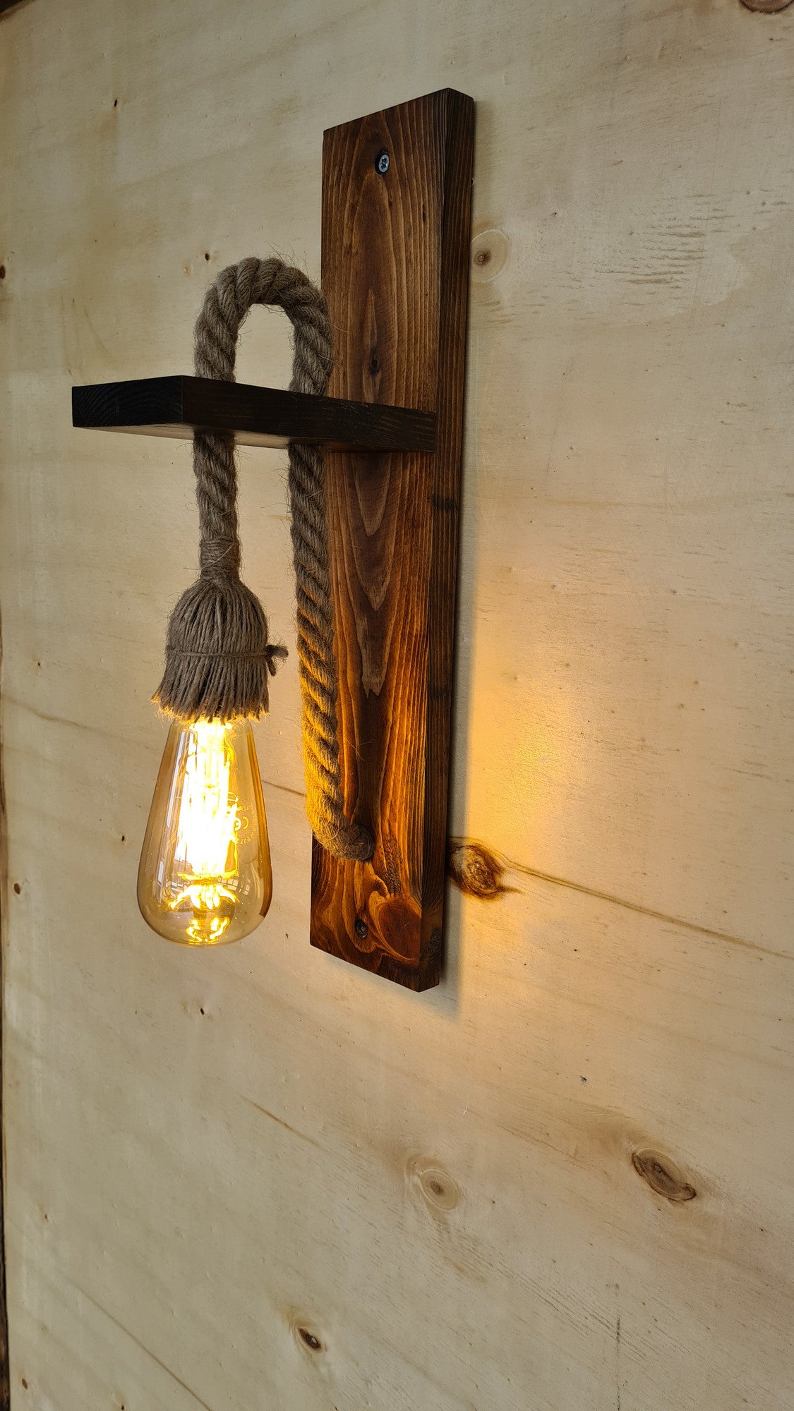 Kavak KV 117 Ahşap Aplik Duvar Aydınlatma | ByLamp