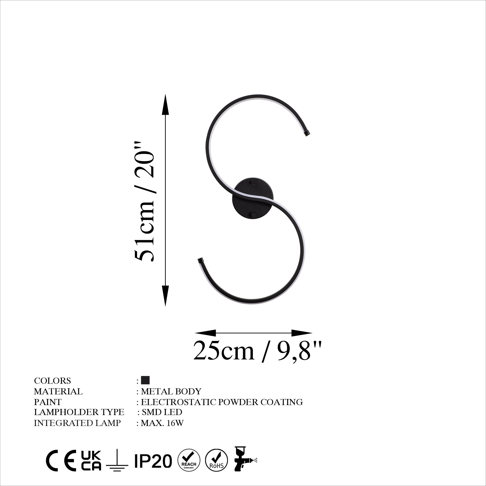 Es 13579 Led Aplik Duvar Aydınlatma | ByLamp