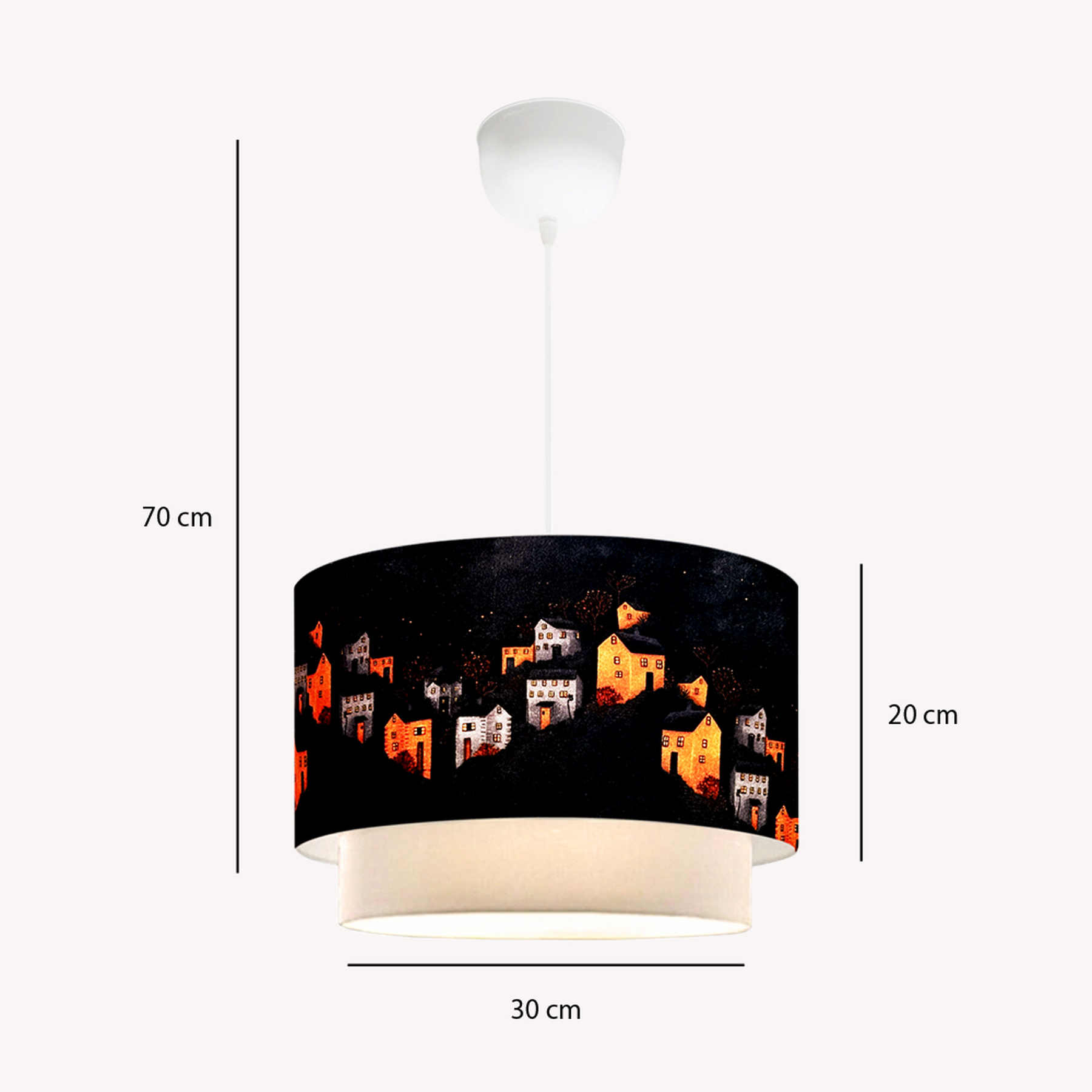 Kids Room Sleeping Cute Rabbit Pendant Chandelier Lamp | ByLamp