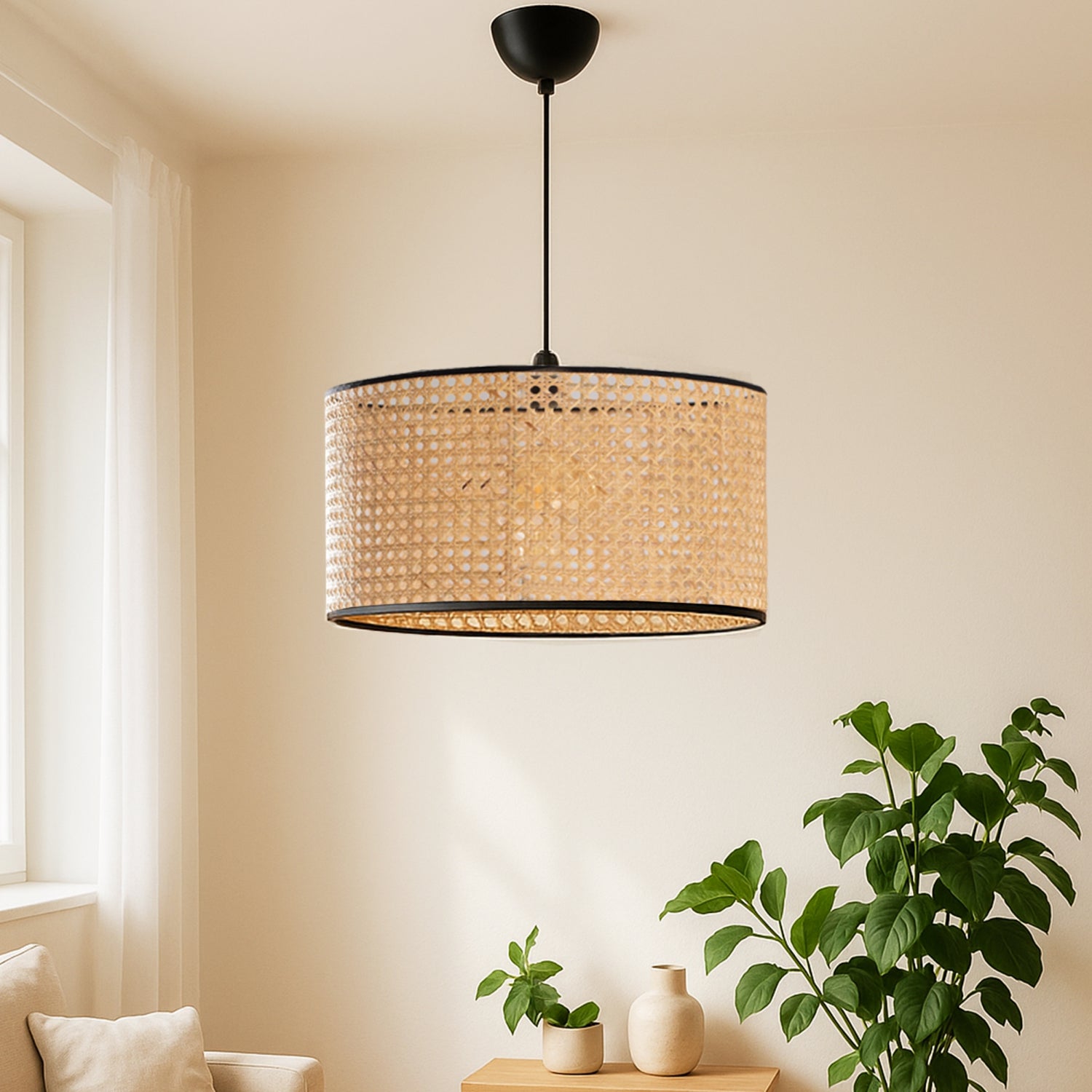 Exclusive Orijinal Hazeran Rattan Sarkıt 38 cm | ByLamp
