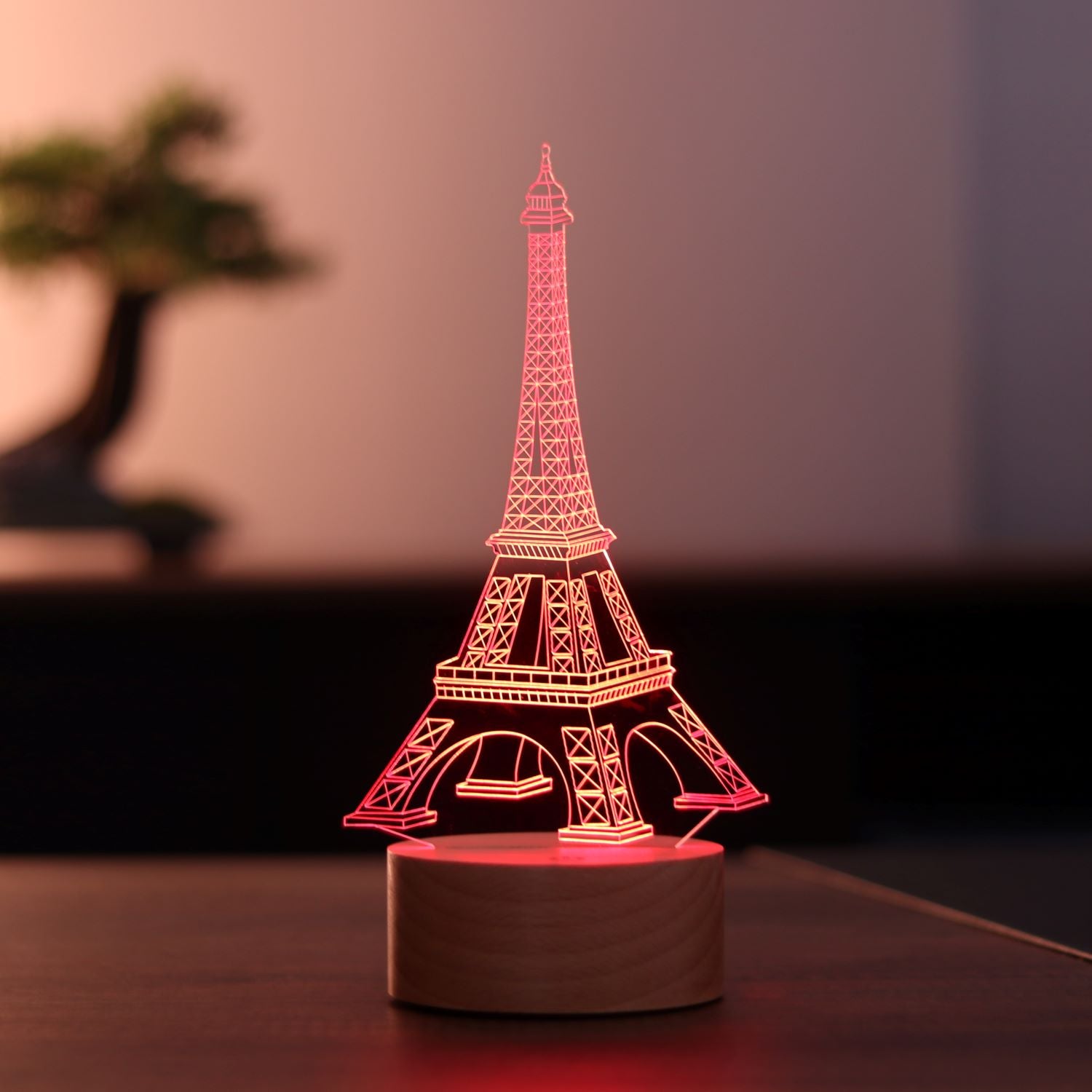 3-D Eiffel Lamp