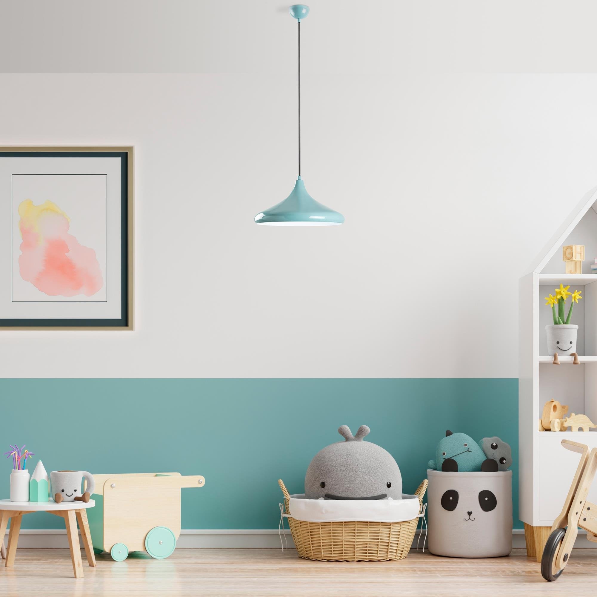 Eyşan 207 Turkuaz Sıvama Sarkıt Aydınlatma | ByLamp