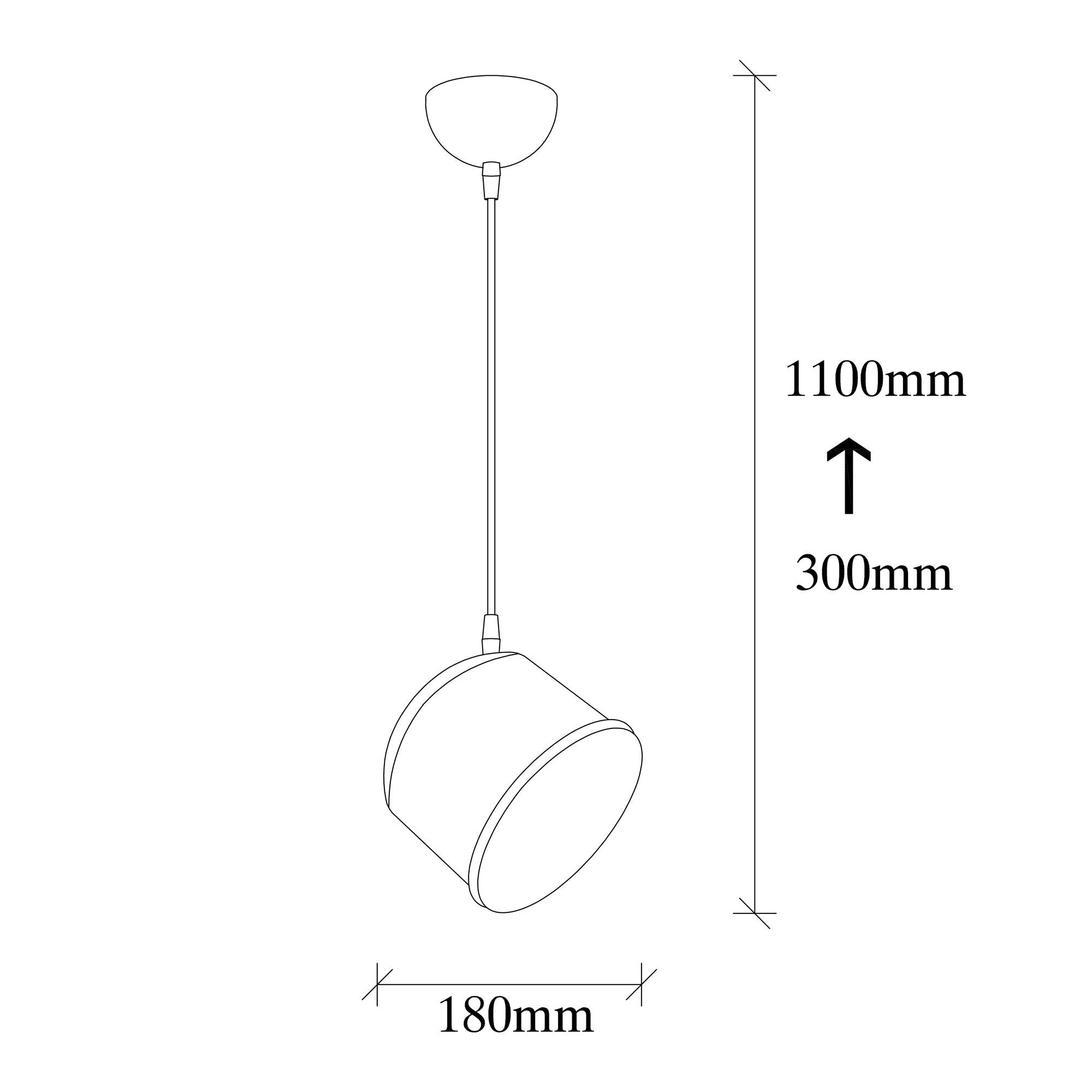 Fas 192 Black 1 Sıvama Sarkıt Aydınlatma | ByLamp