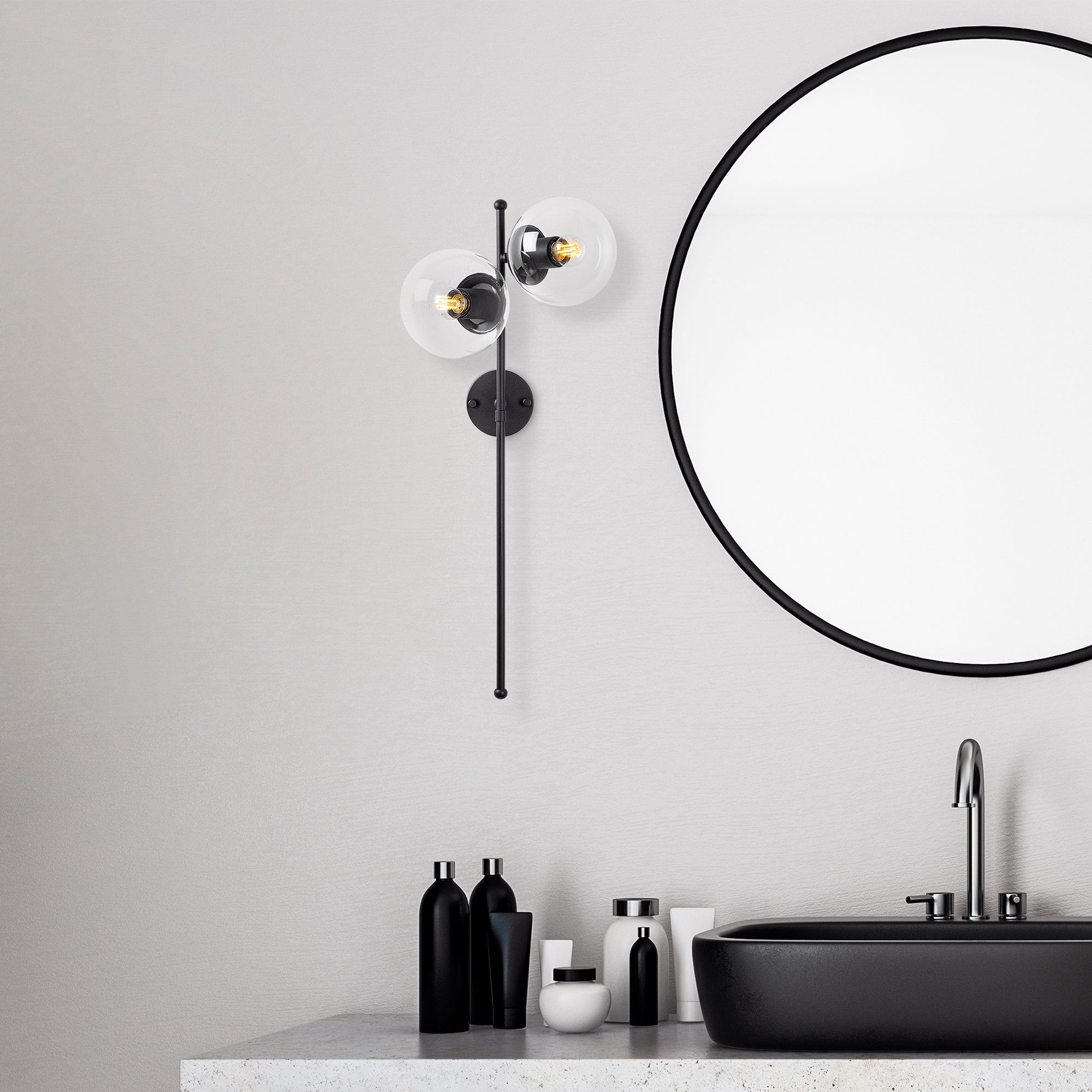 Fazlı 10415 Cam Aplik Duvar Aydınlatma | ByLamp