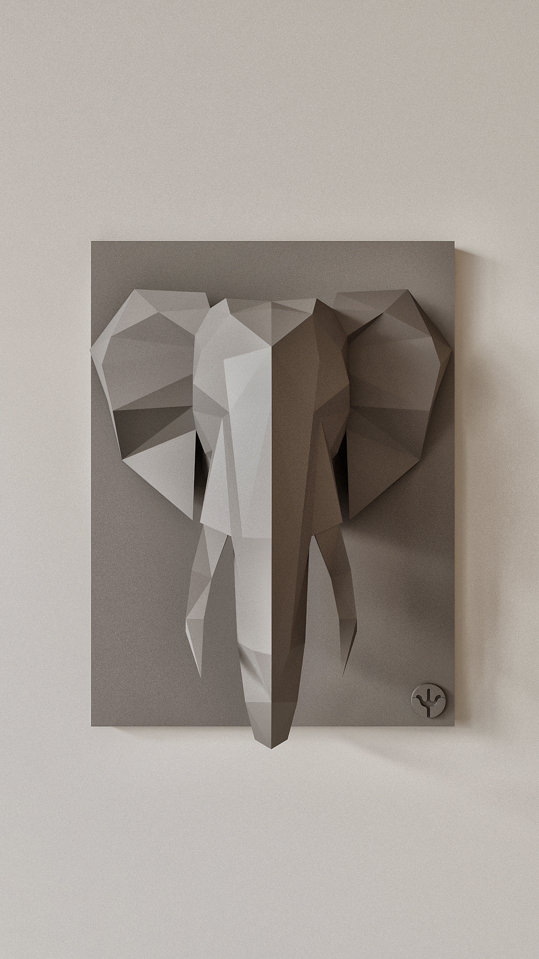 Dekoratif Fil Büst Duvar Panosu | ByLamp