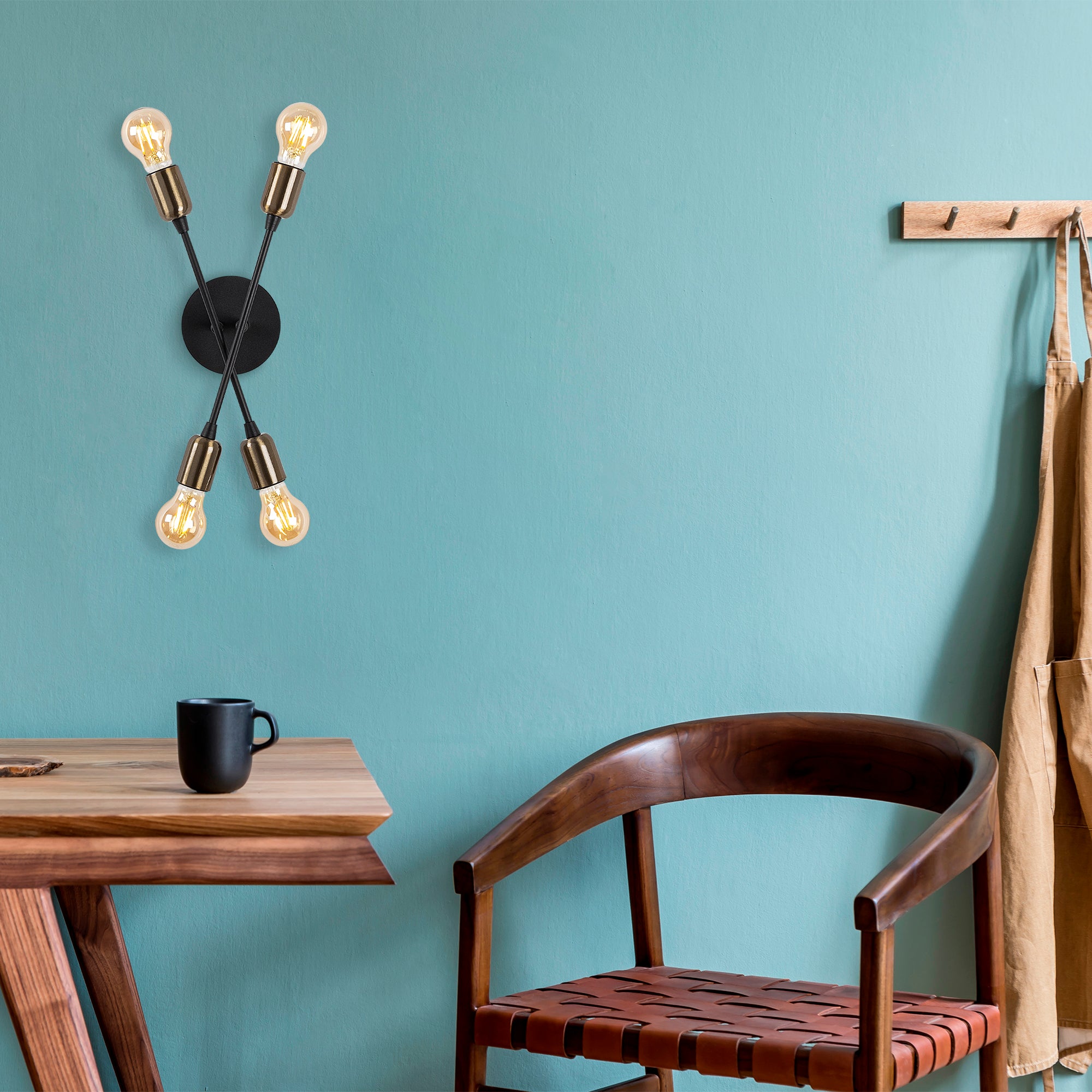 Fleur Nuw 3401 Rustik Aplik Duvar Aydınlatma | ByLamp