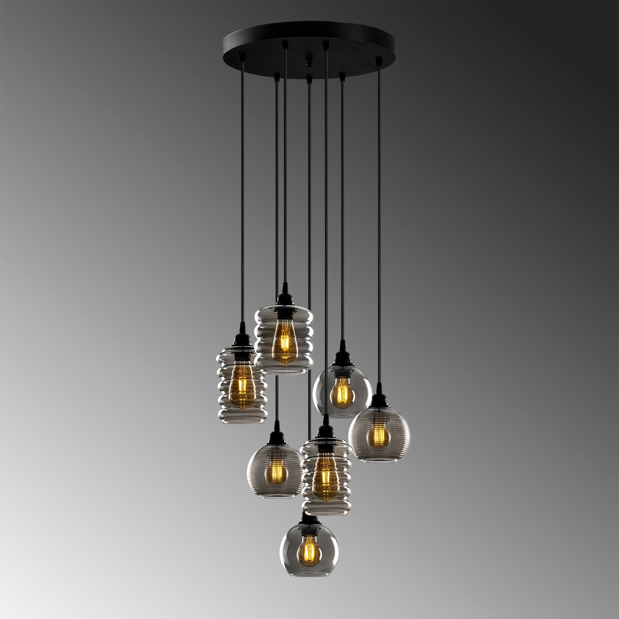 Füme FM 081 Cam Sarkıt Aydınlatma | ByLamp